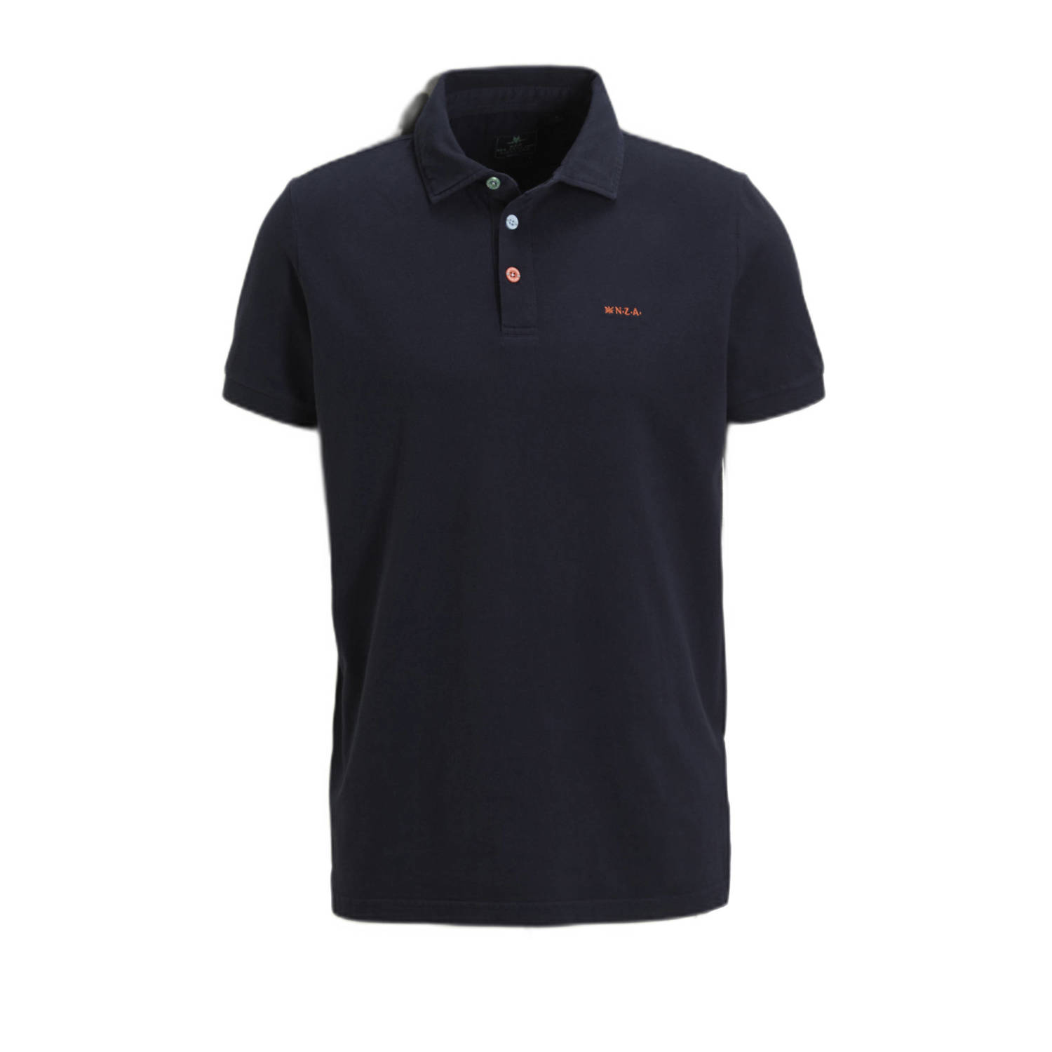 New Zealand Auckland regular fit polo Tukituki met logo traditional navy