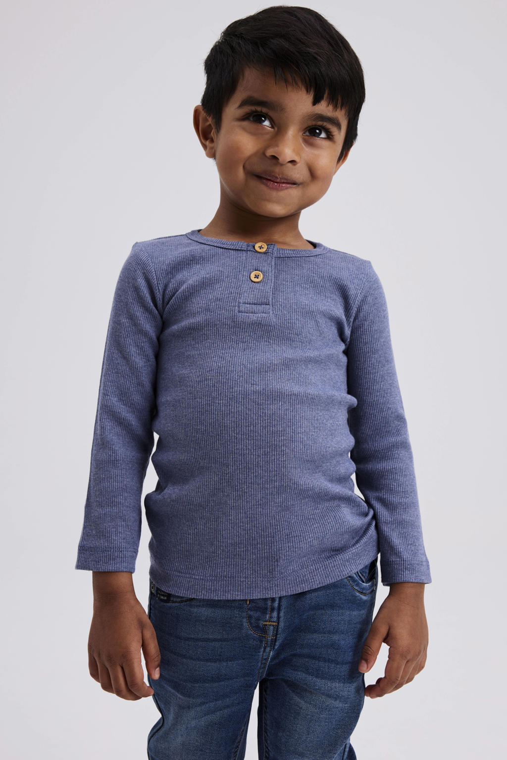 NAME IT MINI longsleeve NMMKAB middenblauw