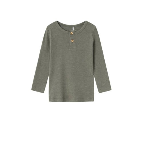 NAME IT MINI longsleeve NMMKAB olijfgroen afbeelding