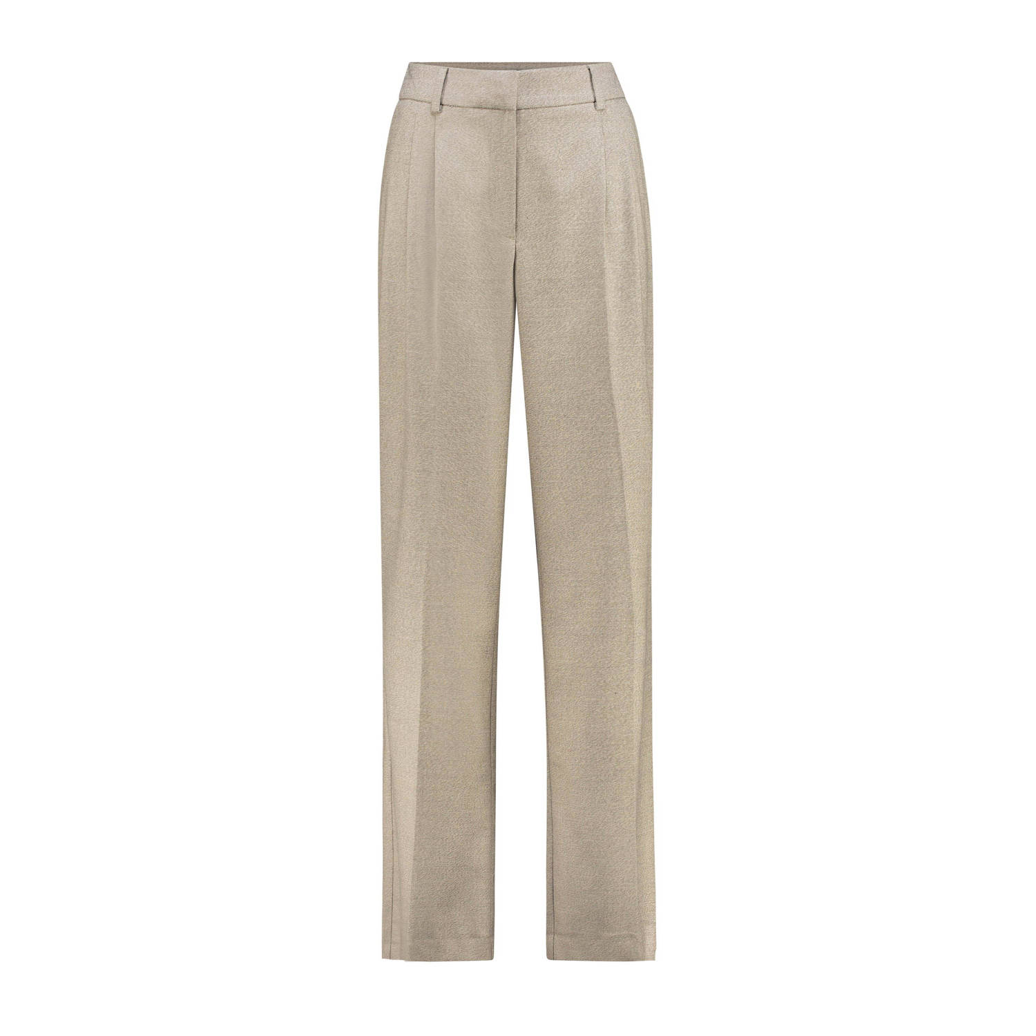 Expresso straight fit pantalon taupe