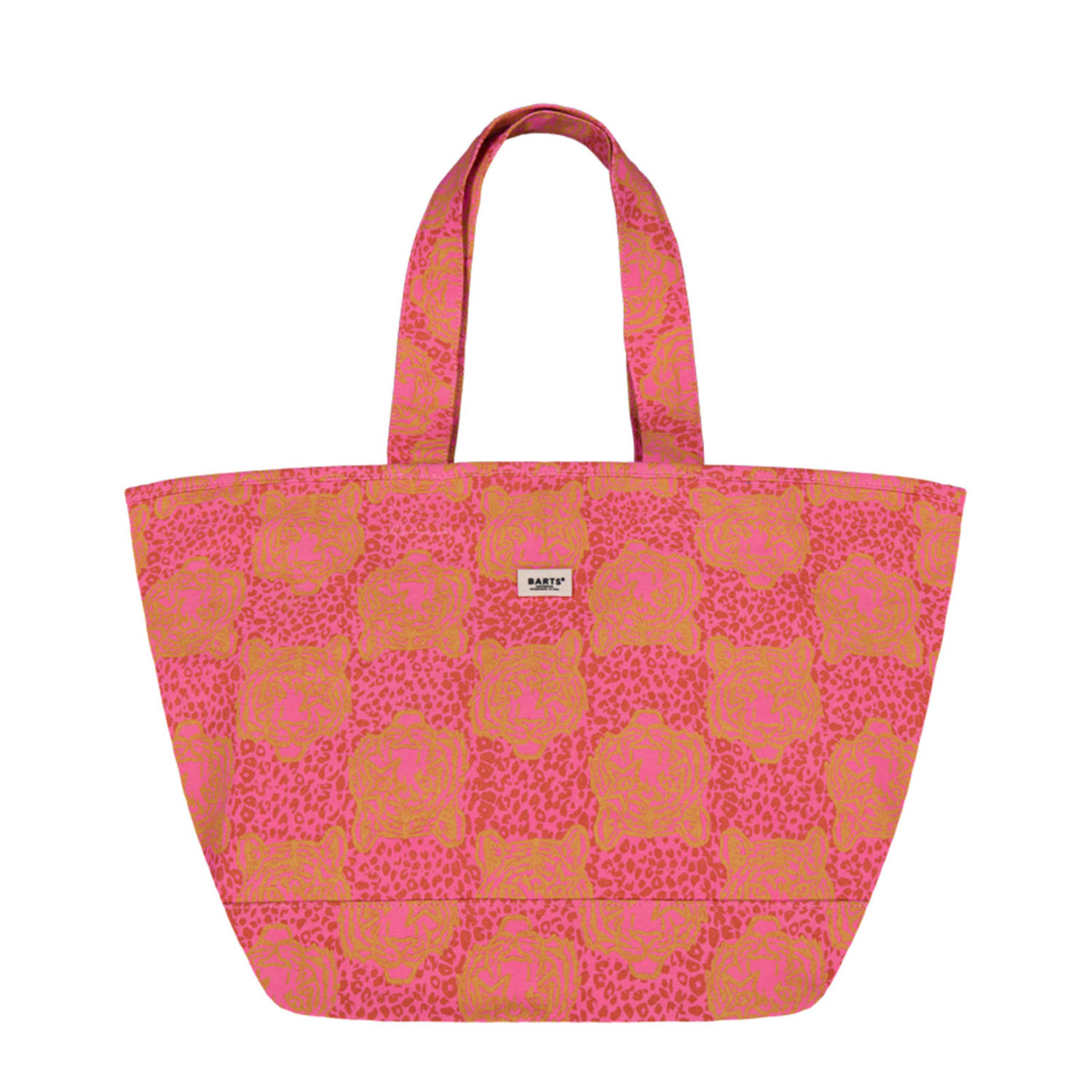 Barts shopper Juno met all-over print fuchsia