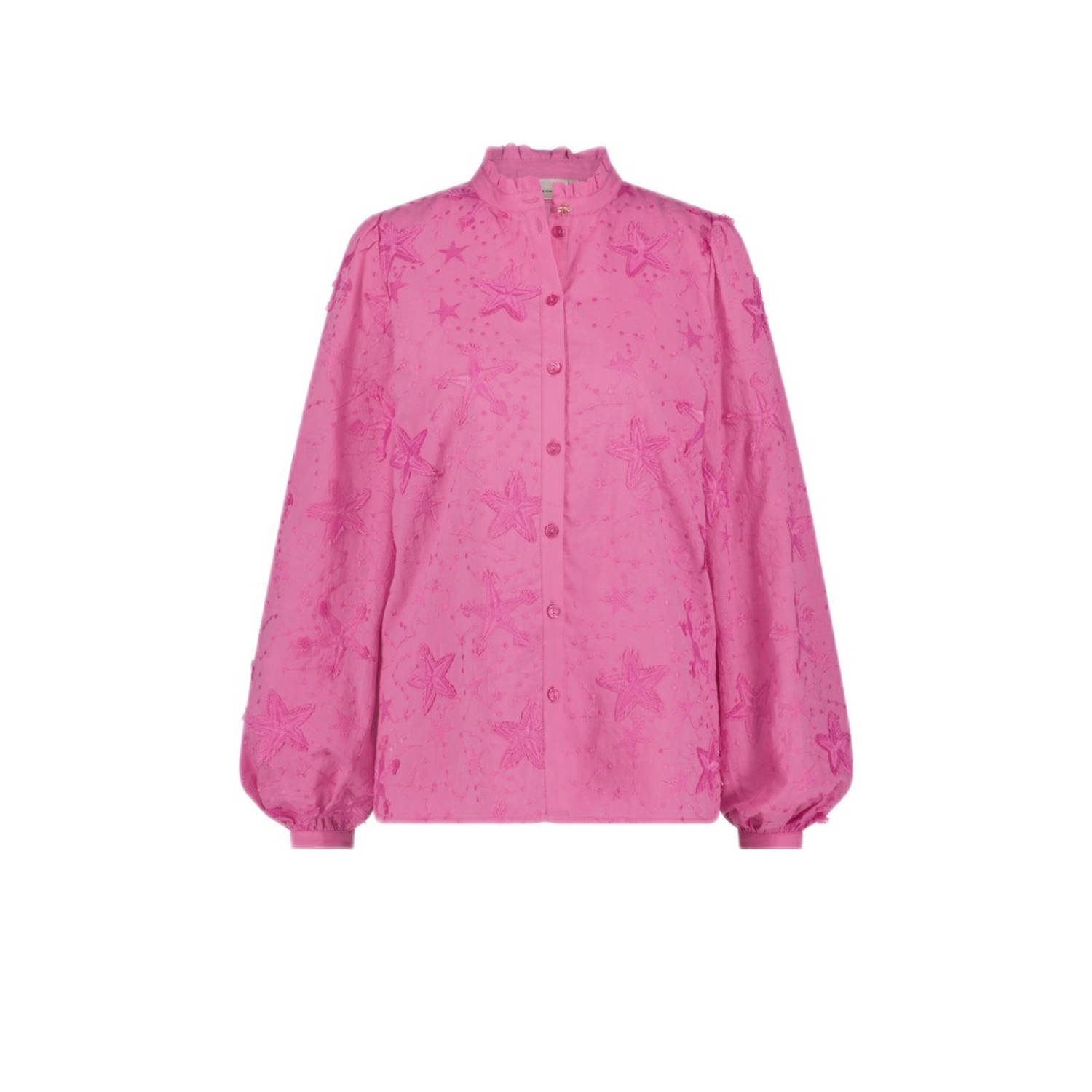 Fabienne Chapot Jonny Blouse met Lange Mouwen Pink Dames