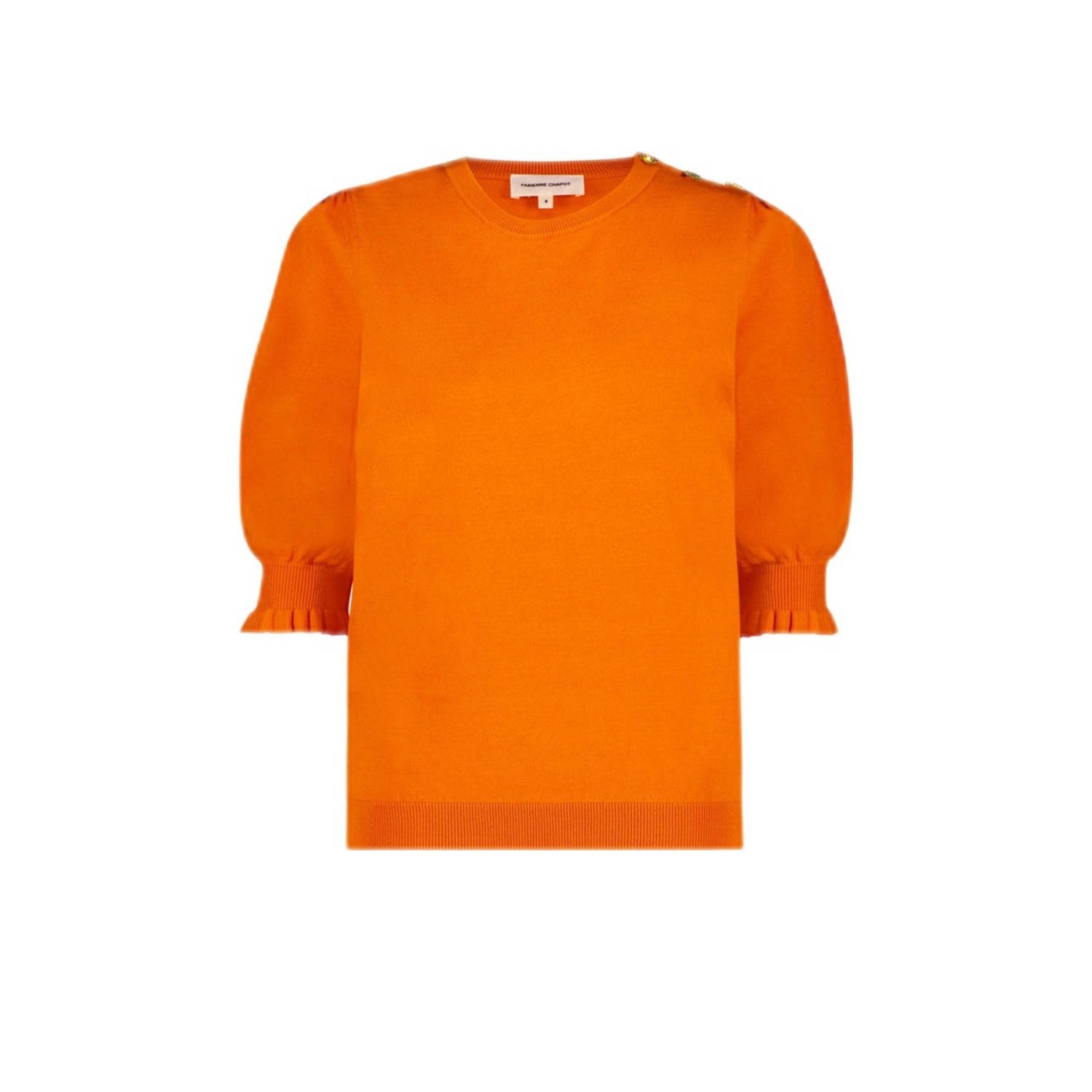 Fabienne Chapot Jolly Pullover Stijlvol en Comfortabel Orange Dames