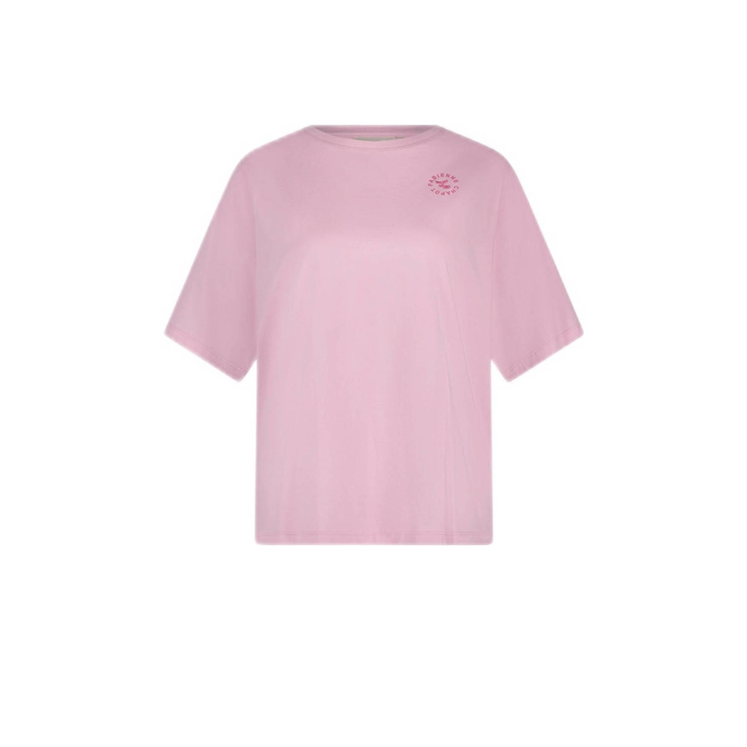 Fabienne Chapot T-shirt Fay met printopdruk roze