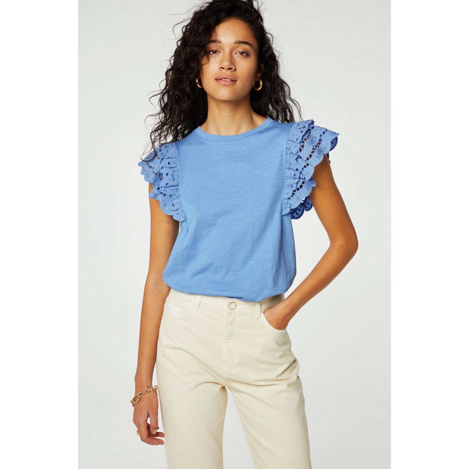 Fabienne Chapot top blauw