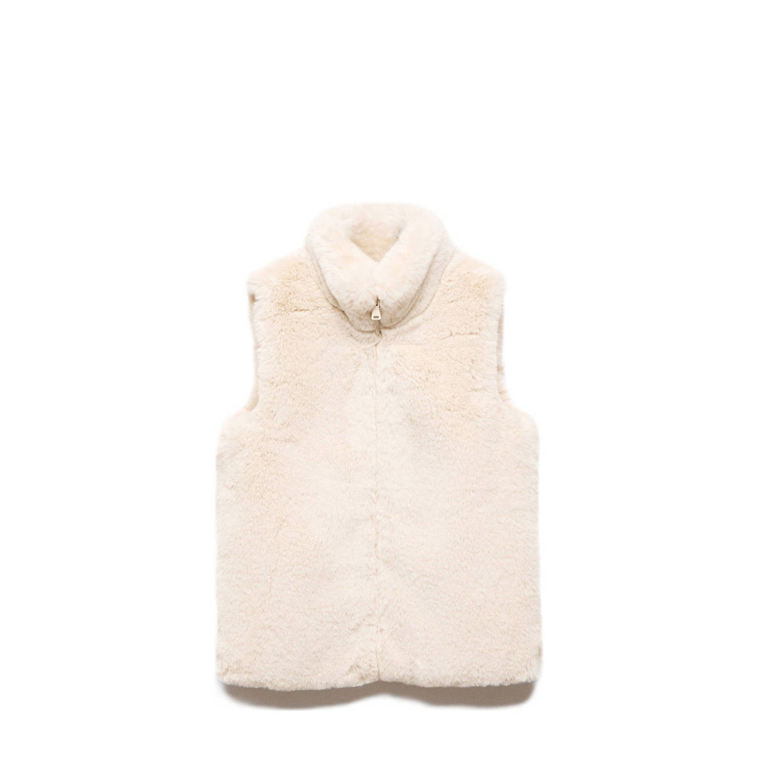 Mango Kids imitatiebont gilet ecru