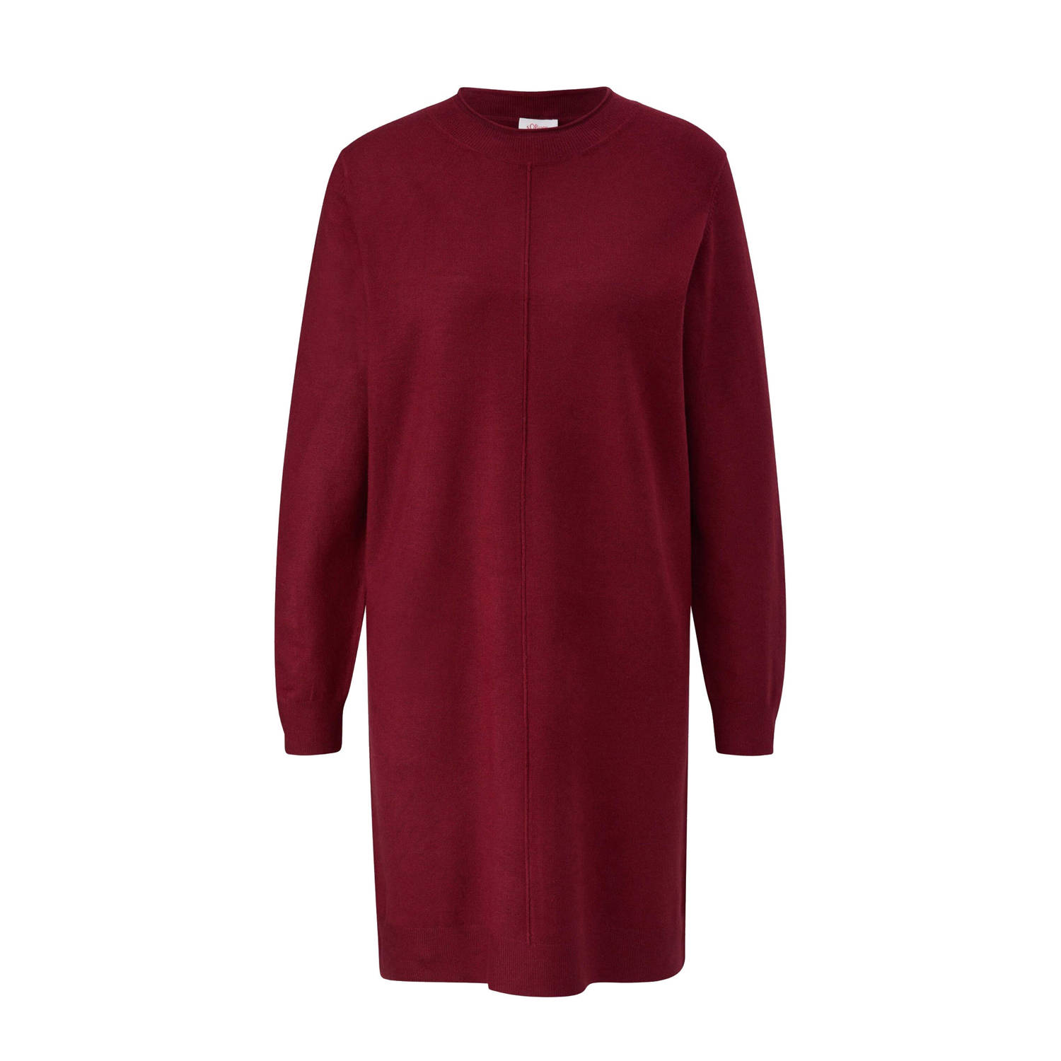 S.Oliver RED LABEL Knielange gebreide jurk met ronde hals