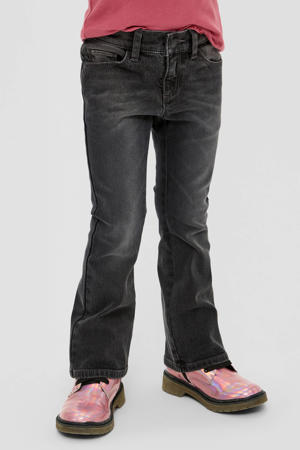 flared jeans donkergrijs