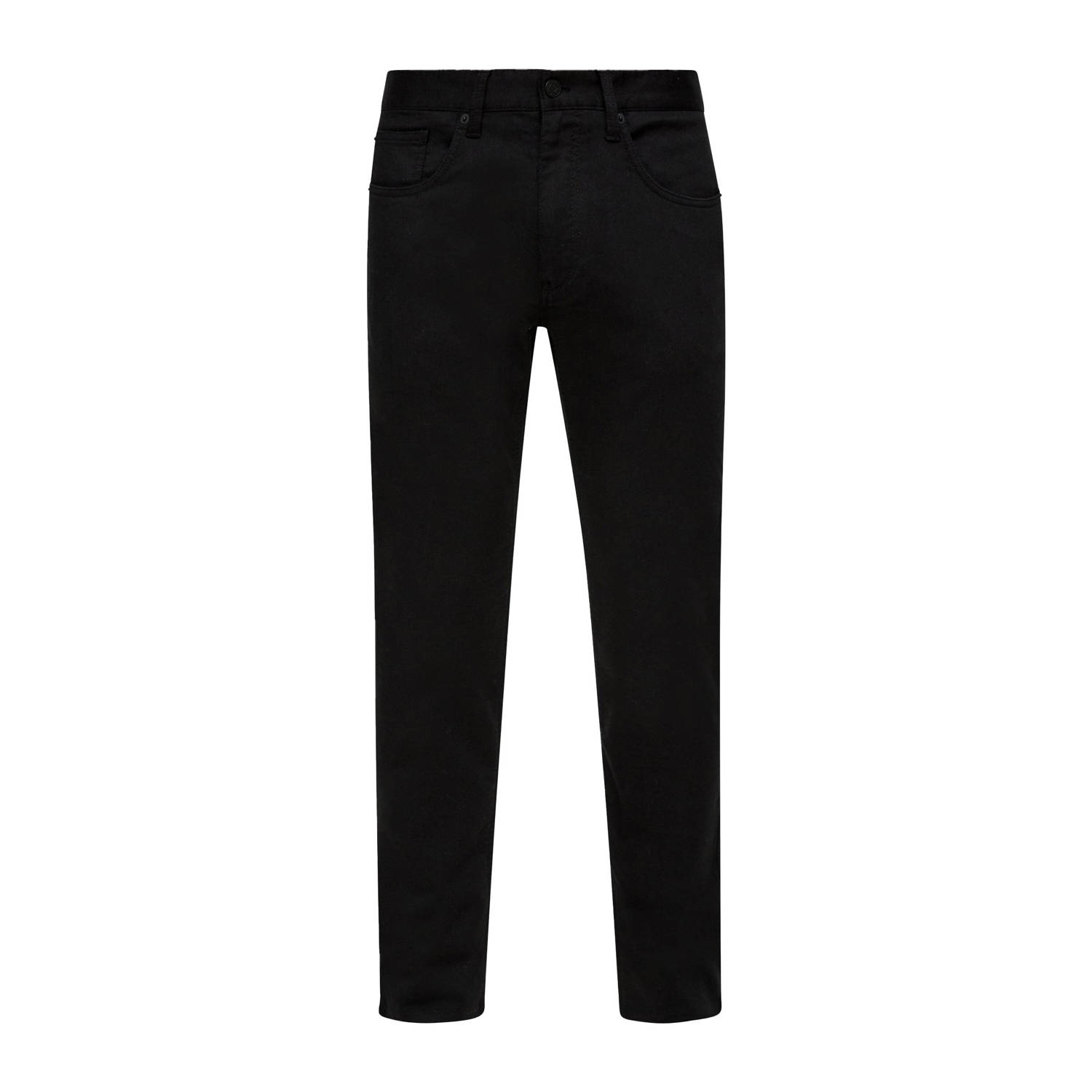 s.Oliver regular fit broek zwart