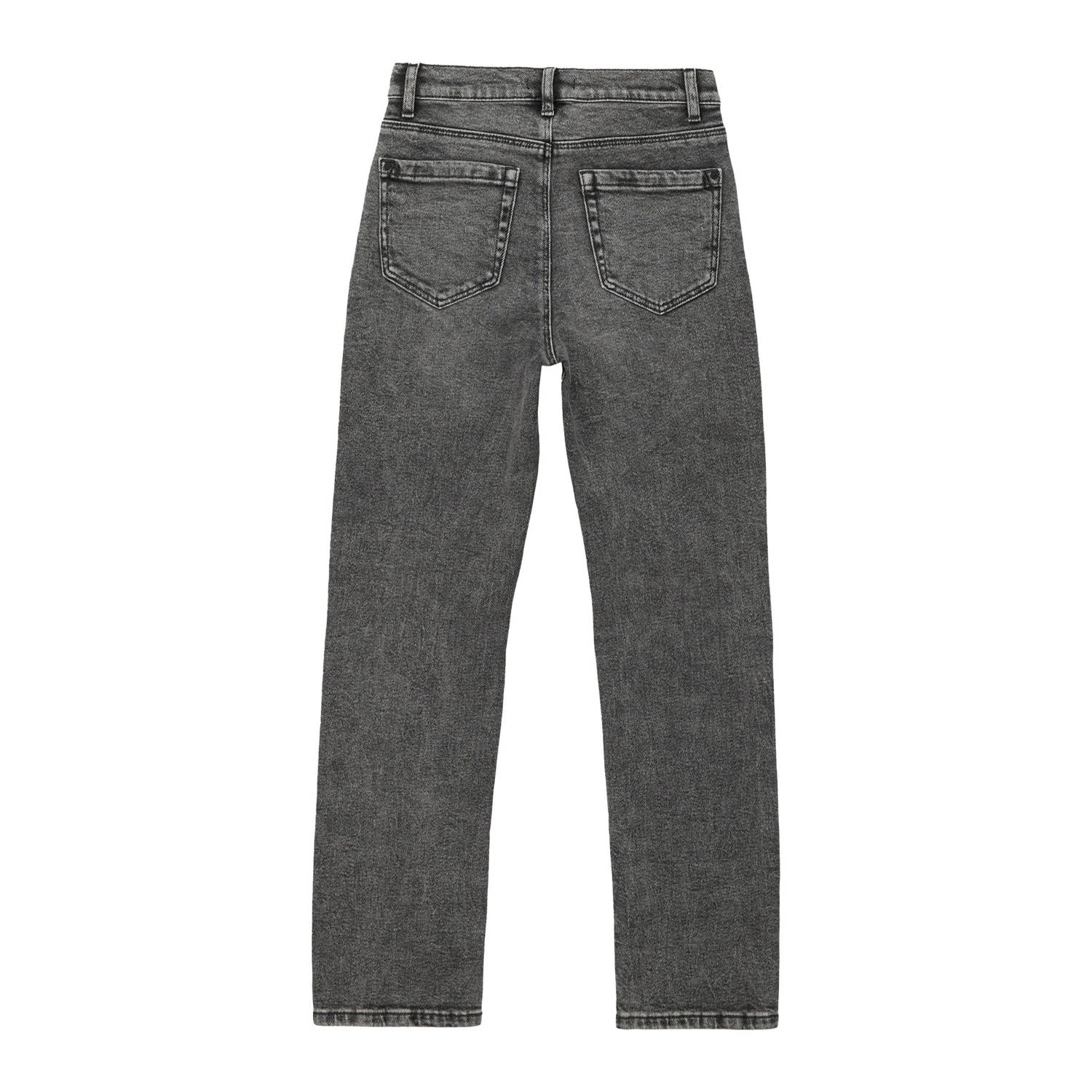 s.Oliver high waist regular fit jeans antraciet