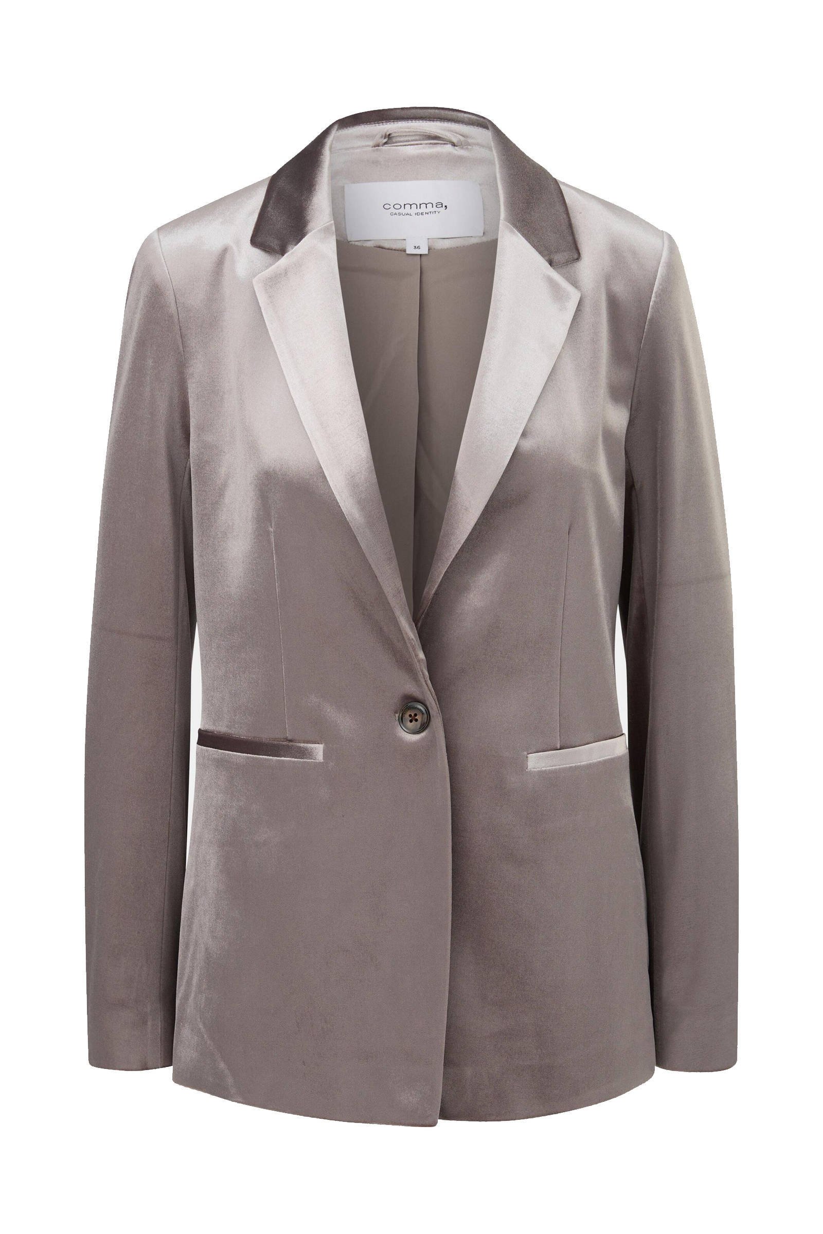 Zilverkleurige blazer on sale