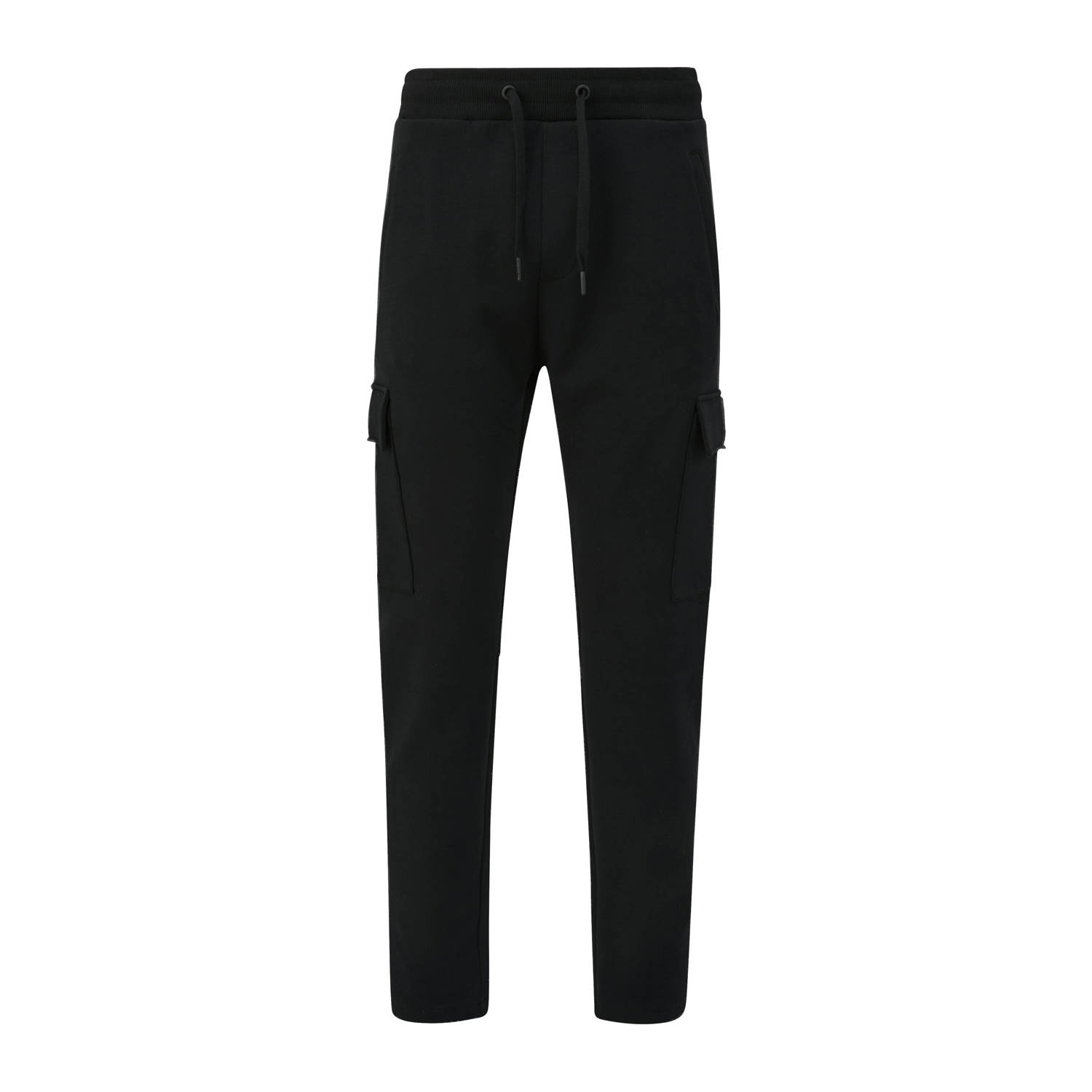 Q S by s.Oliver regular fit cargo broek zwart