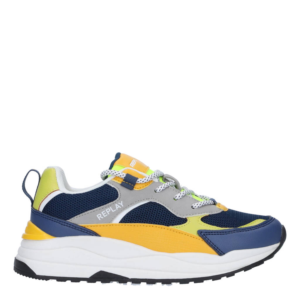 Merak Jr sneakers blauw/geel