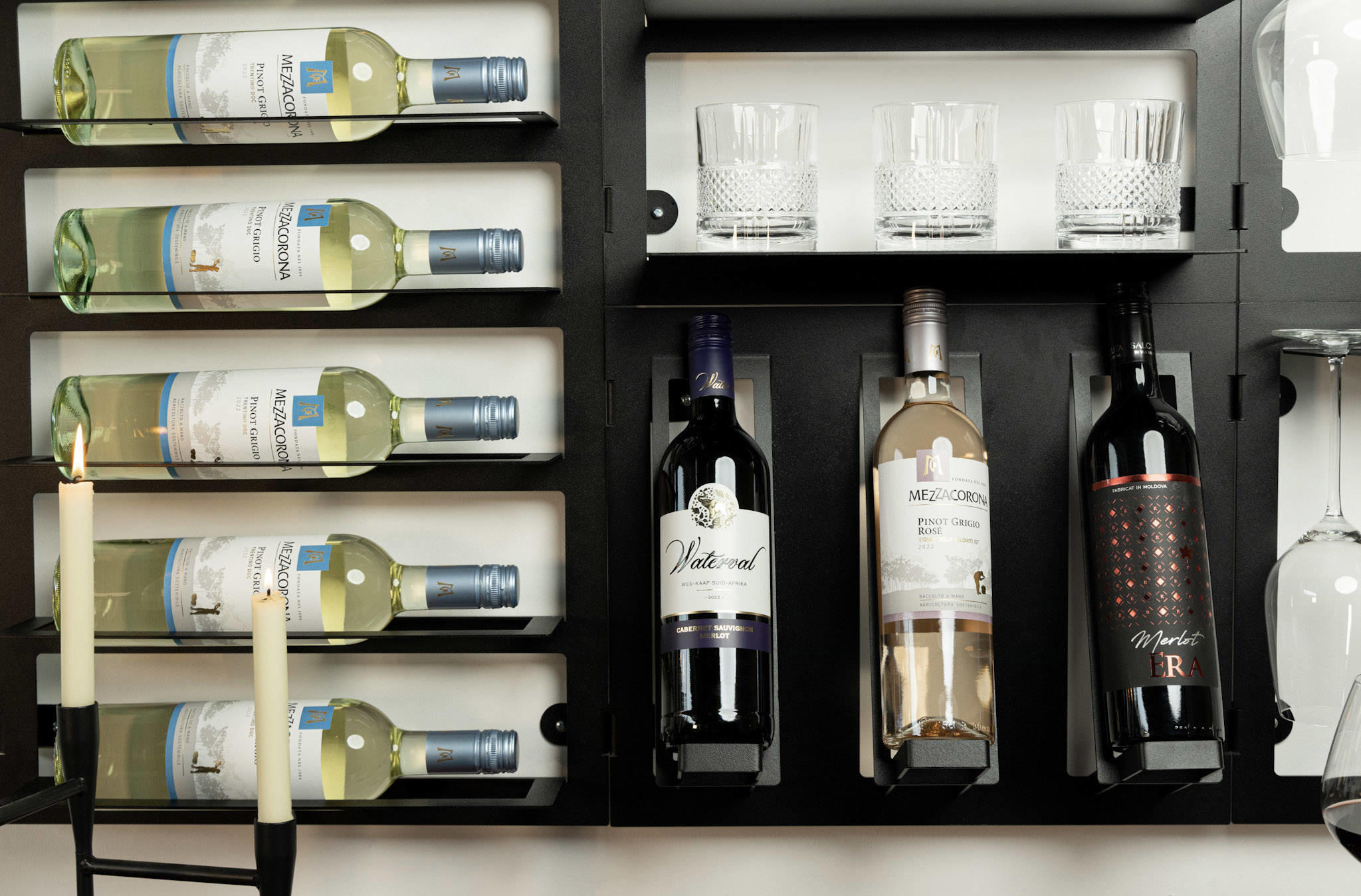 Blackwell Wijnrek - voor 6 flessen - Zwart - Afbeelding 6