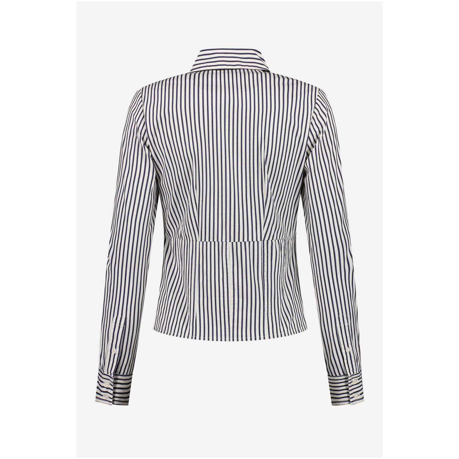 Fifth House x Chantal Janzen gestreepte blouse wit blauw