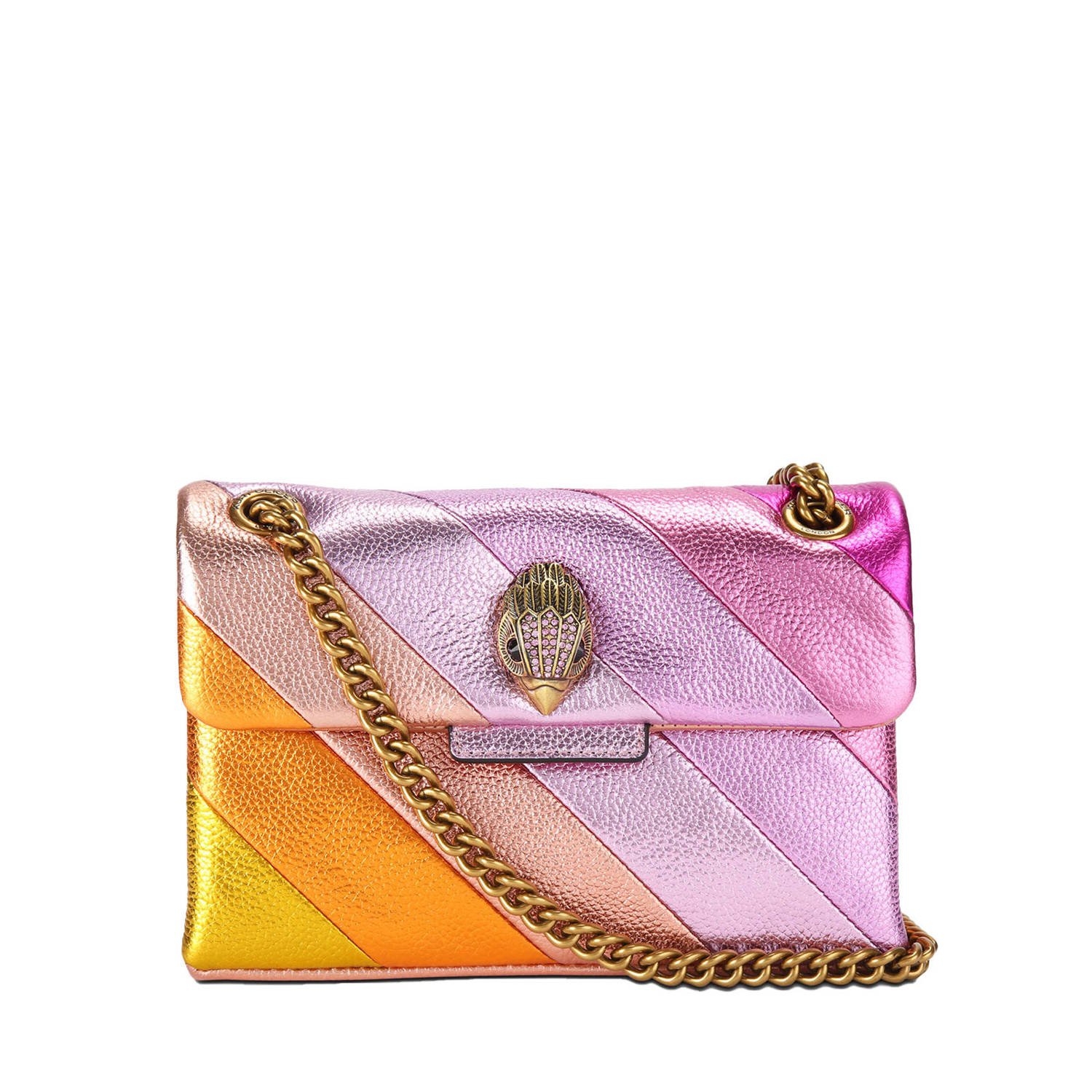 Kurt Geiger Roze Mini Kensington Handtas Multicolor Dames