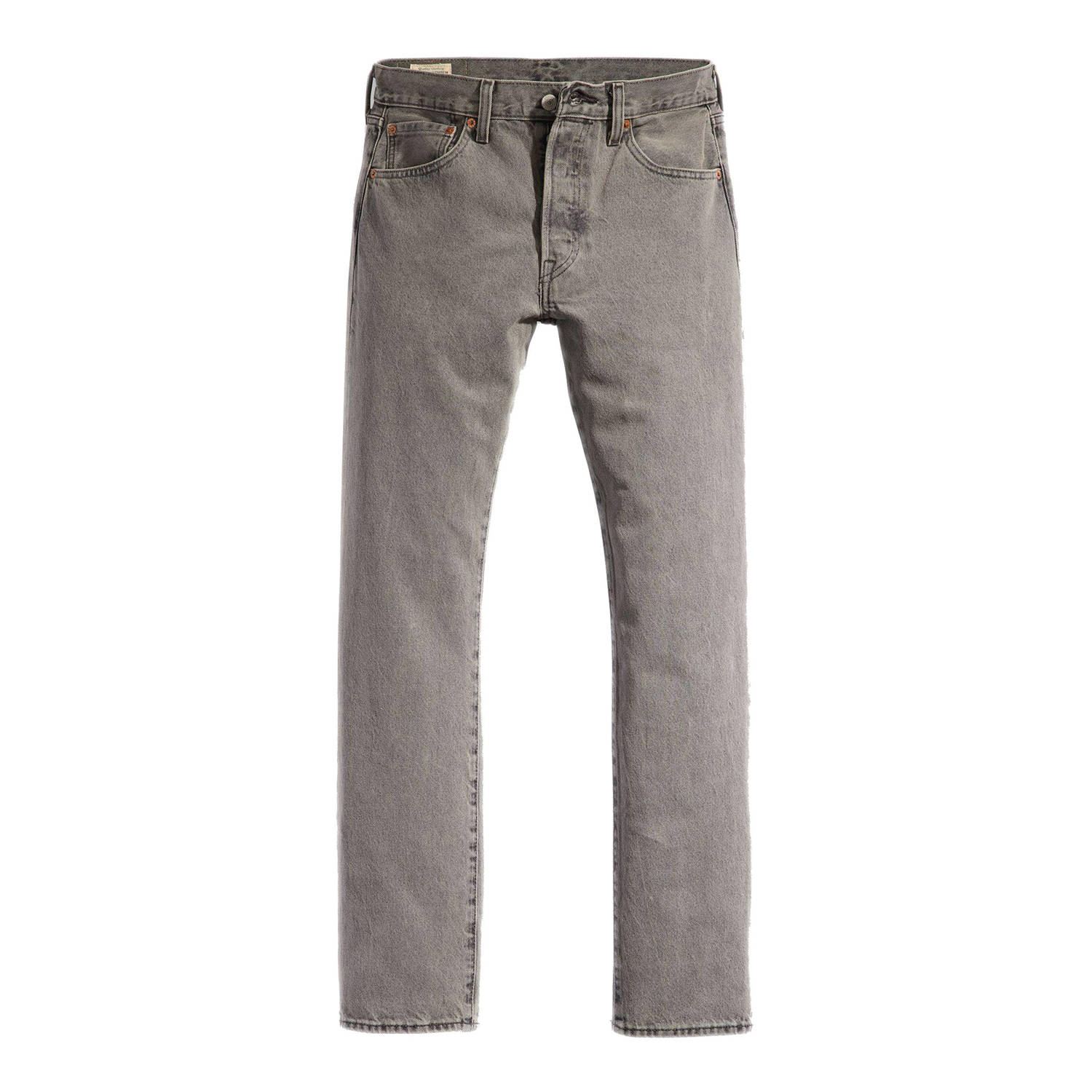 Levi's 501 straight fit jeans grijs