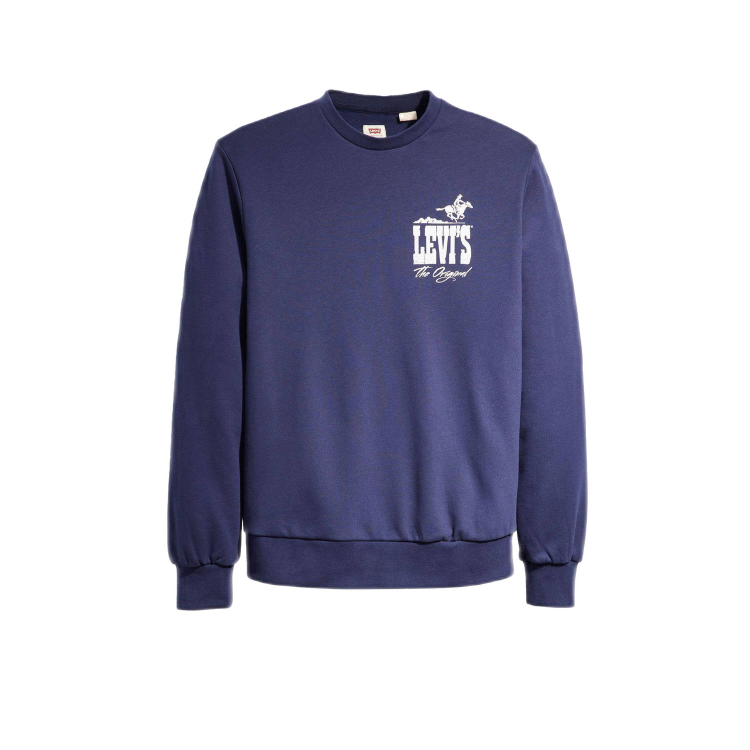 Levi's sweater met printopdruk donkerblauw