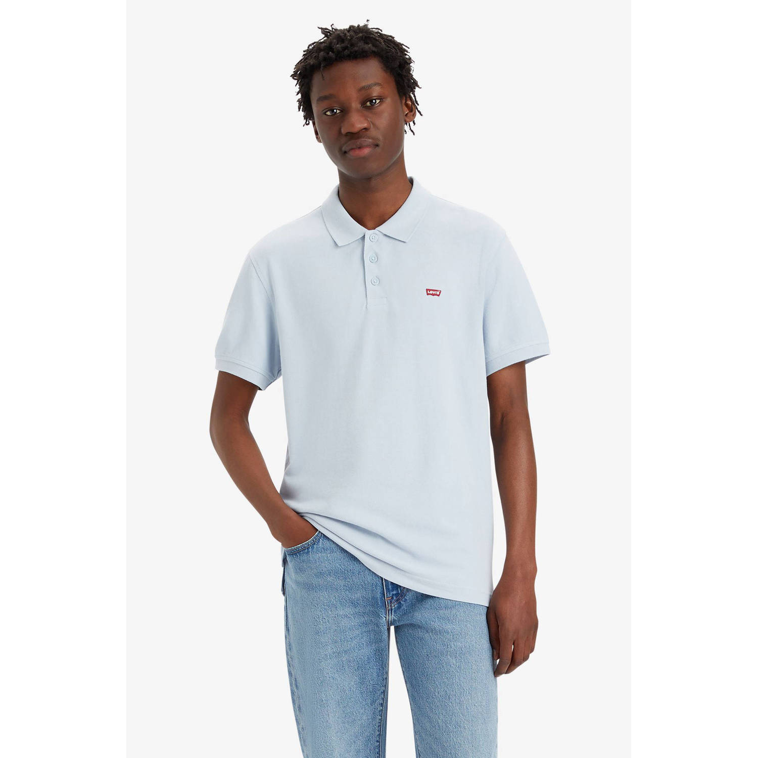 Levi's Poloshirt LE NEW LEVIS HM POLO met klein batwing-logo