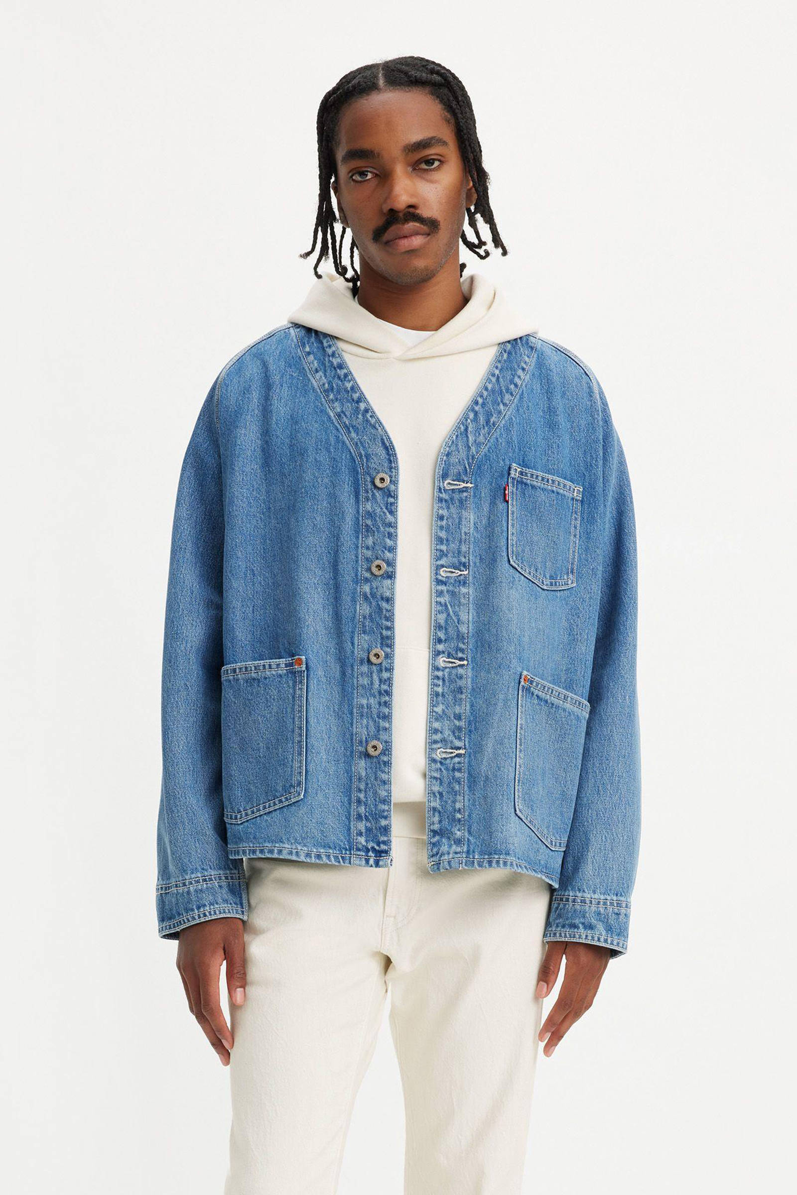 【LEVI‘S×JOURNAL】UNION ENGINEER CARDIGAN Levi's regular fit denim overshirt Union engineer cardigan met