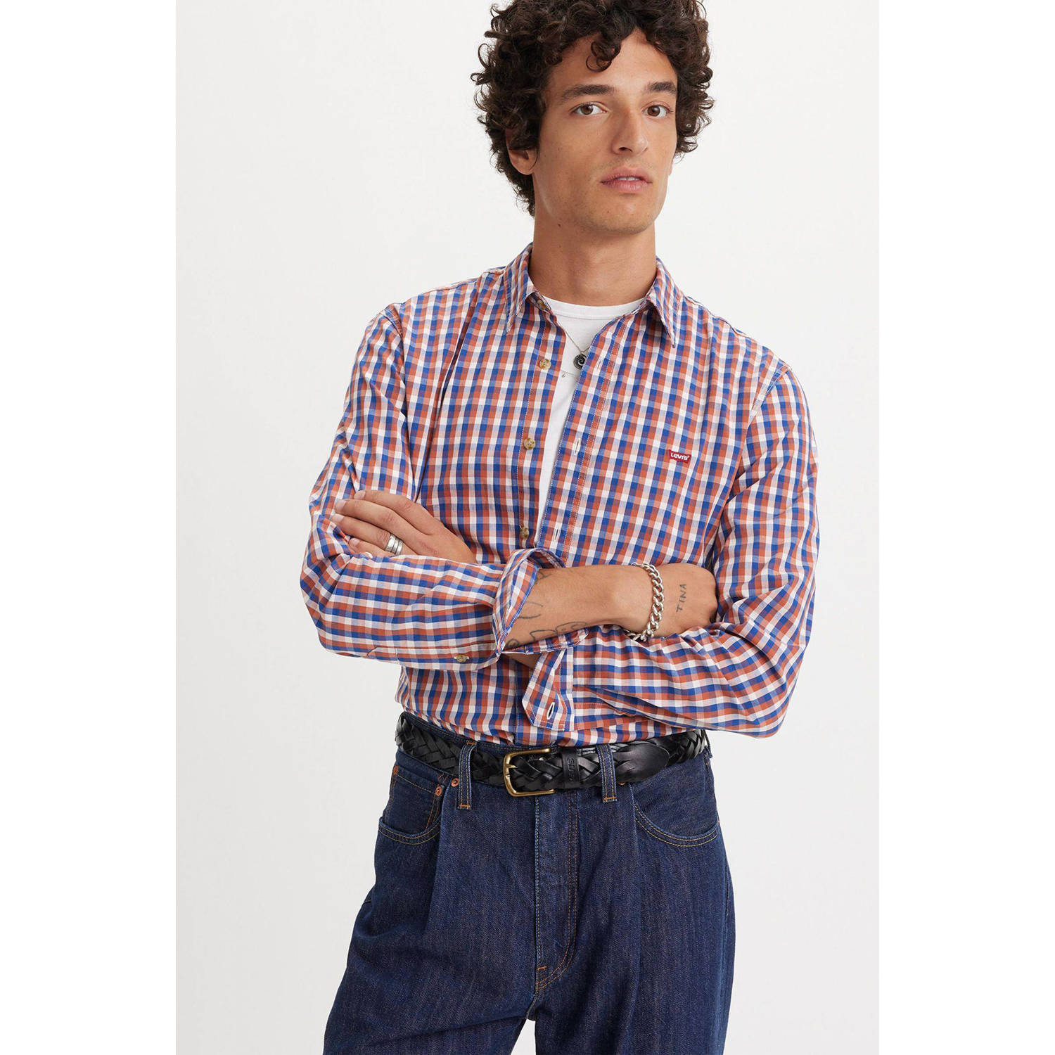 Levi's geruit slim fit overhemd BATTERY HOUSEMARK apollo