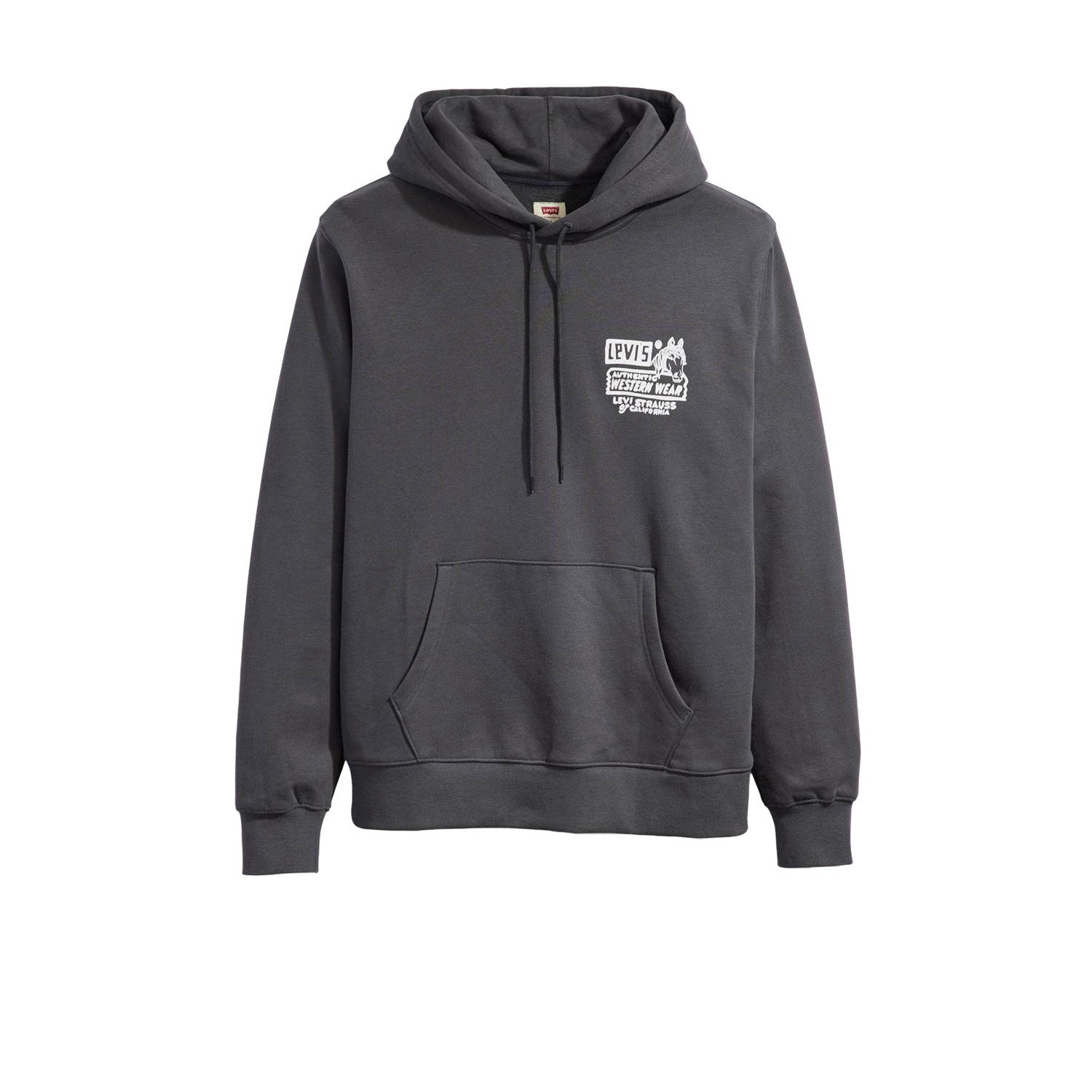 Levi's hoodie met backprint grey