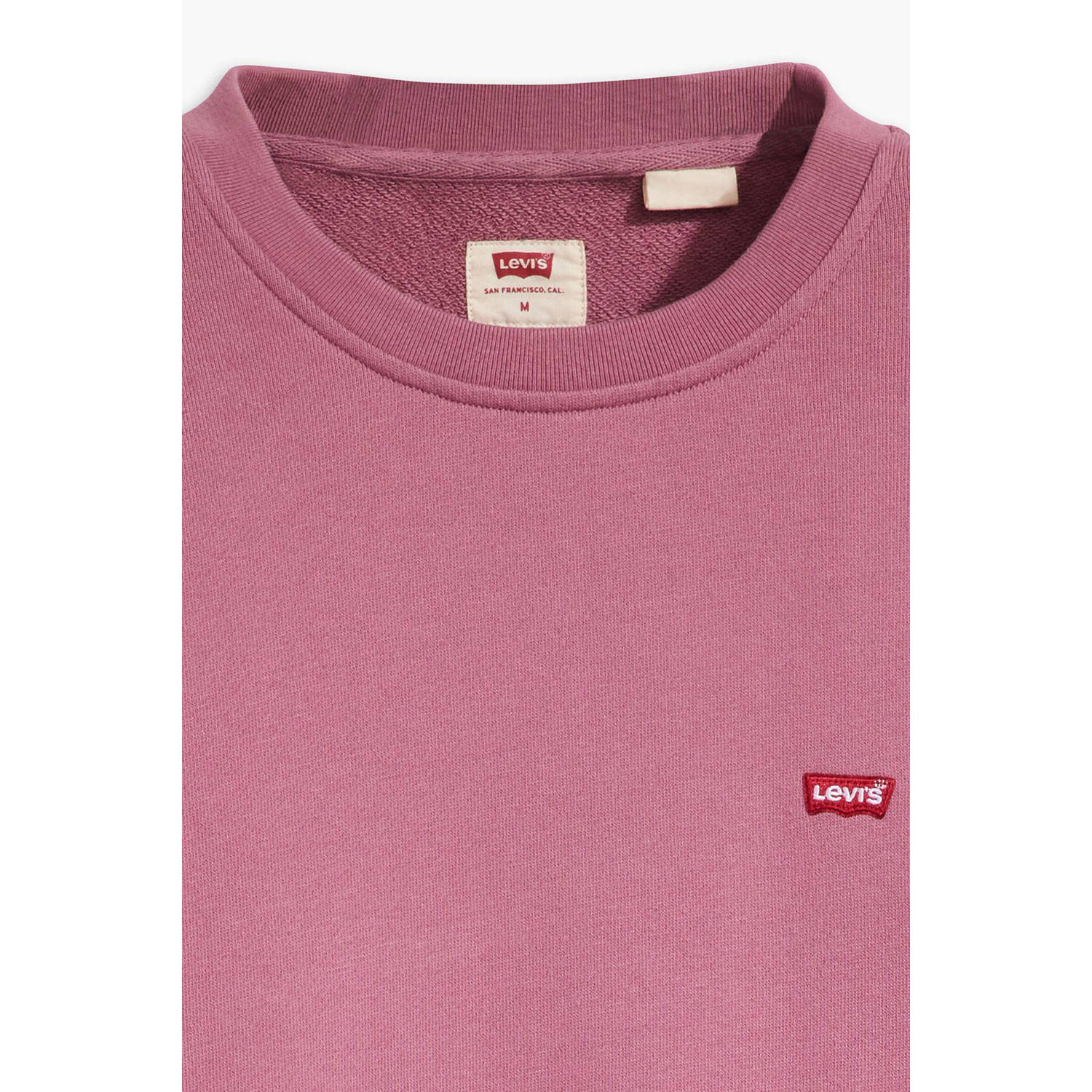 Levi's sweater met logo roze