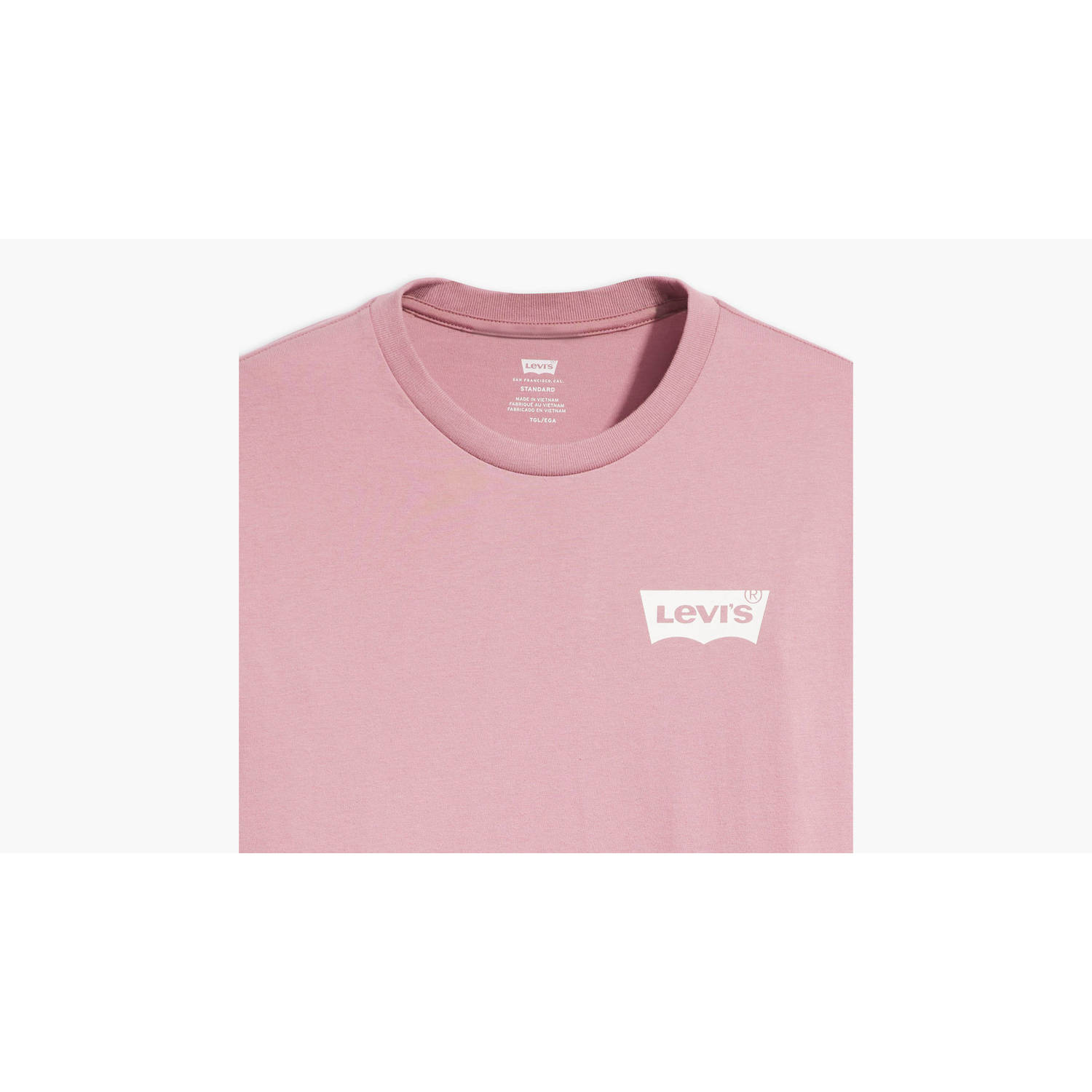 Levi's T-shirt met printopdruk roze