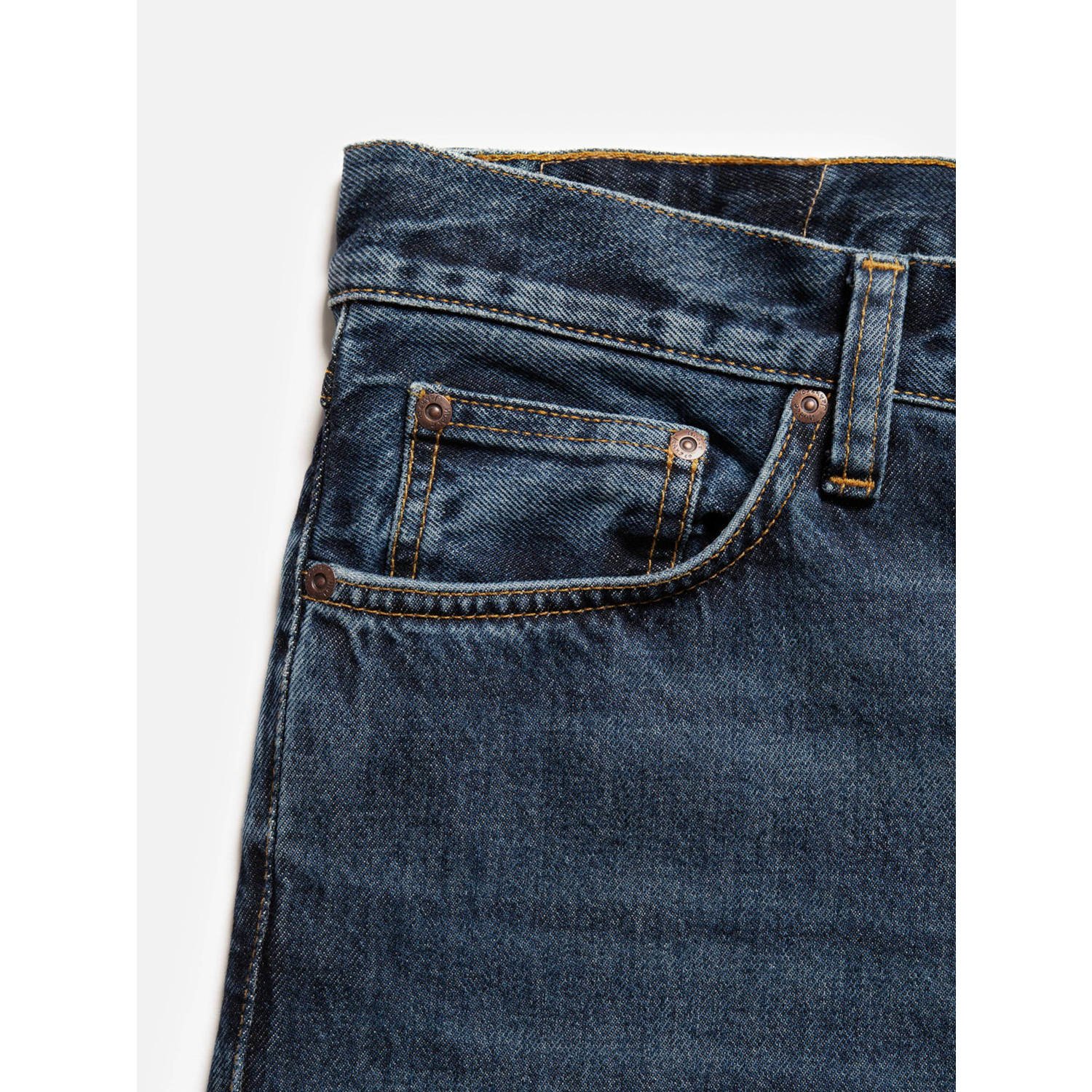 Nudie Jeans regular fit jeans Steady Eddy II blue soil