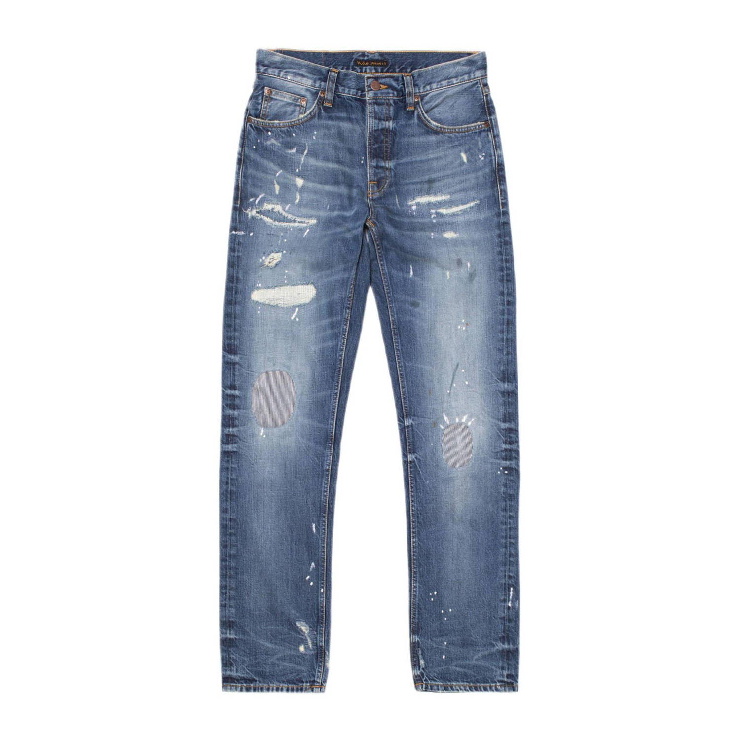 Nudie Jeans regular fit jeans Rad Rufus majorna fleas