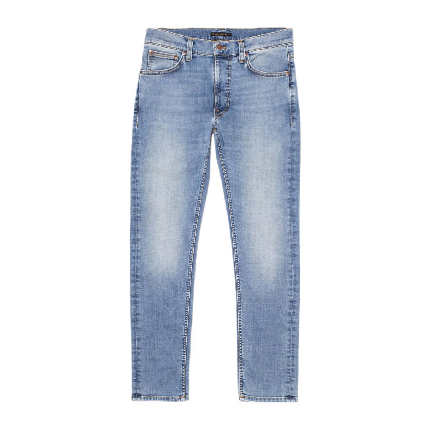 Nudie Jeans tapered fit jeans Lean Dean broken blue
