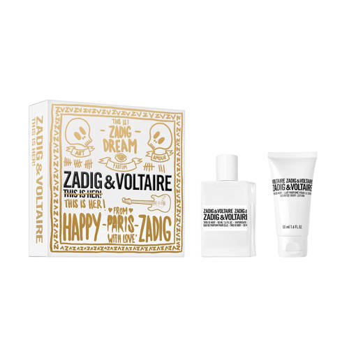 Wehkamp Zadig & Voltaire This is Her! geschenkset - eau de parfum 50 ml + bodylotion 50 ml aanbieding