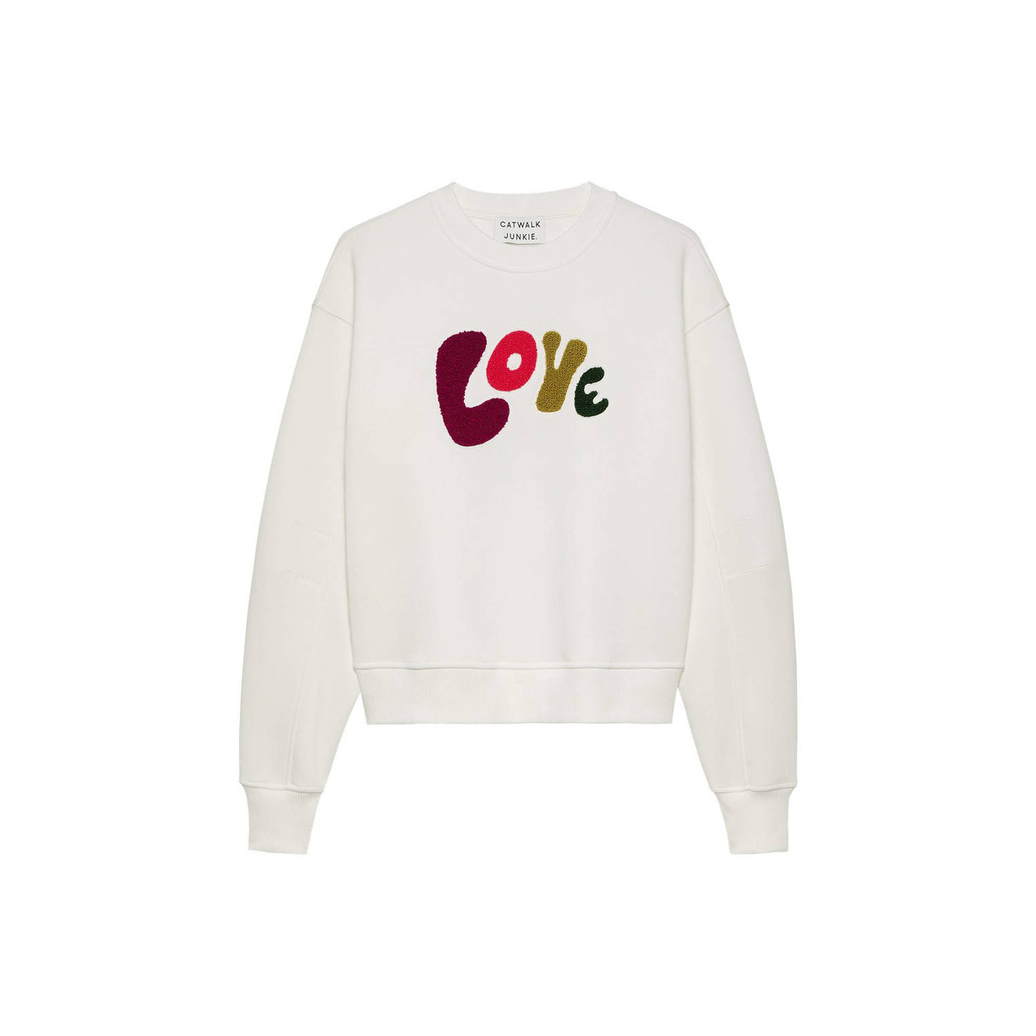 Catwalk Junkie sweater All We Need met biologisch katoen gebroken wit