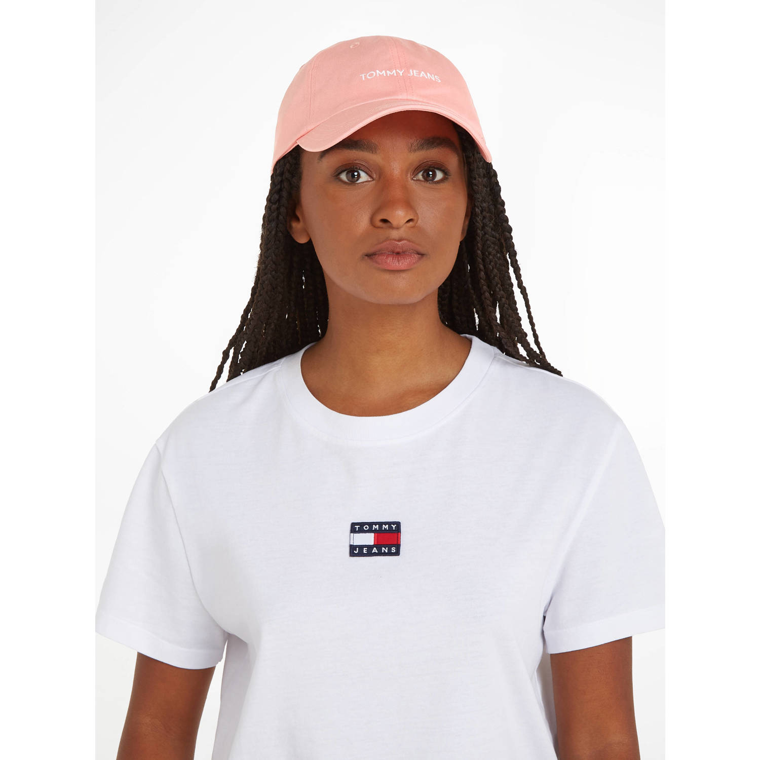 Tommy Jeans pet TJW Linear roze