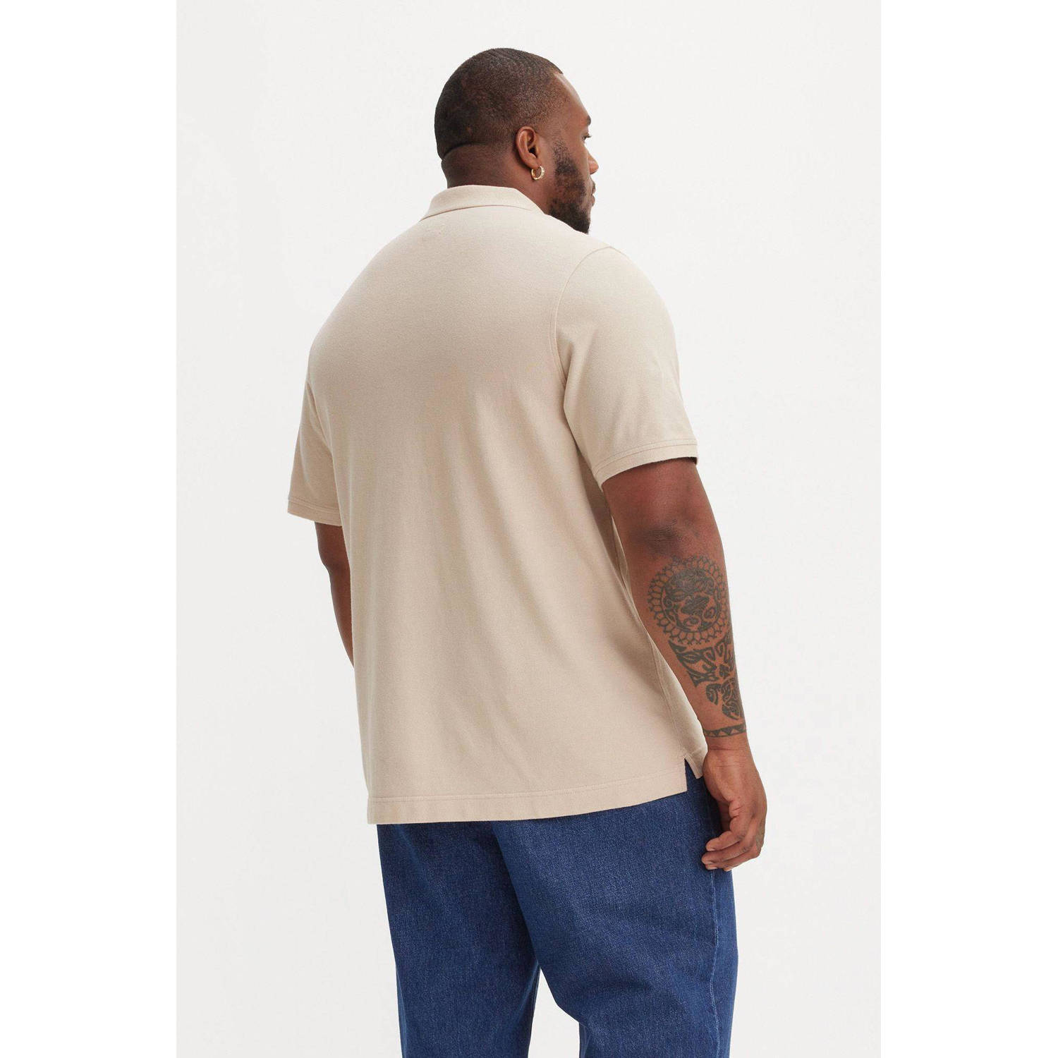 Levi's Big and Tall regular fit polo Plus Size met logo sahara khaki