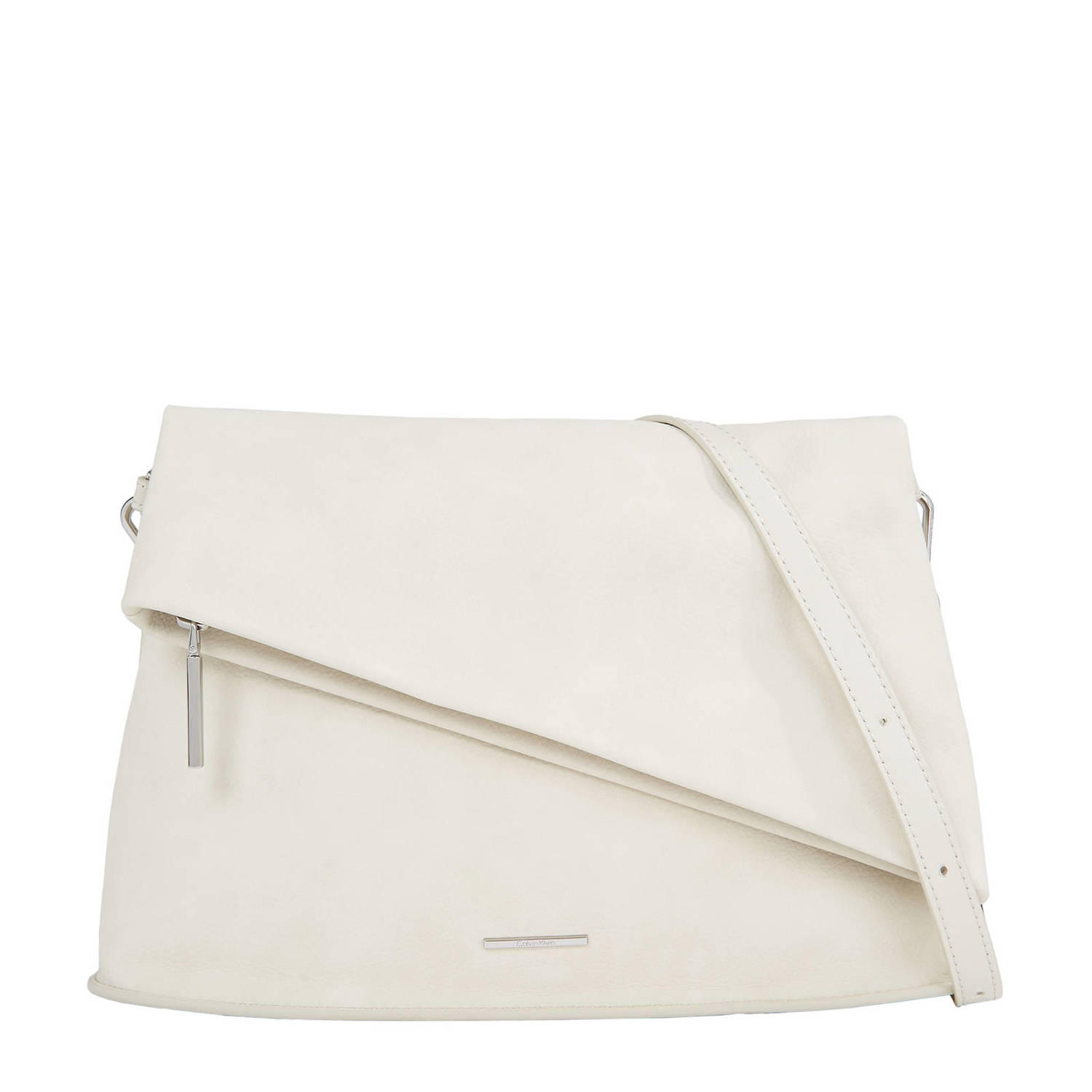 Calvin Klein Crossbody bags Fold Weiße Schultertasche K60K611659P in wit