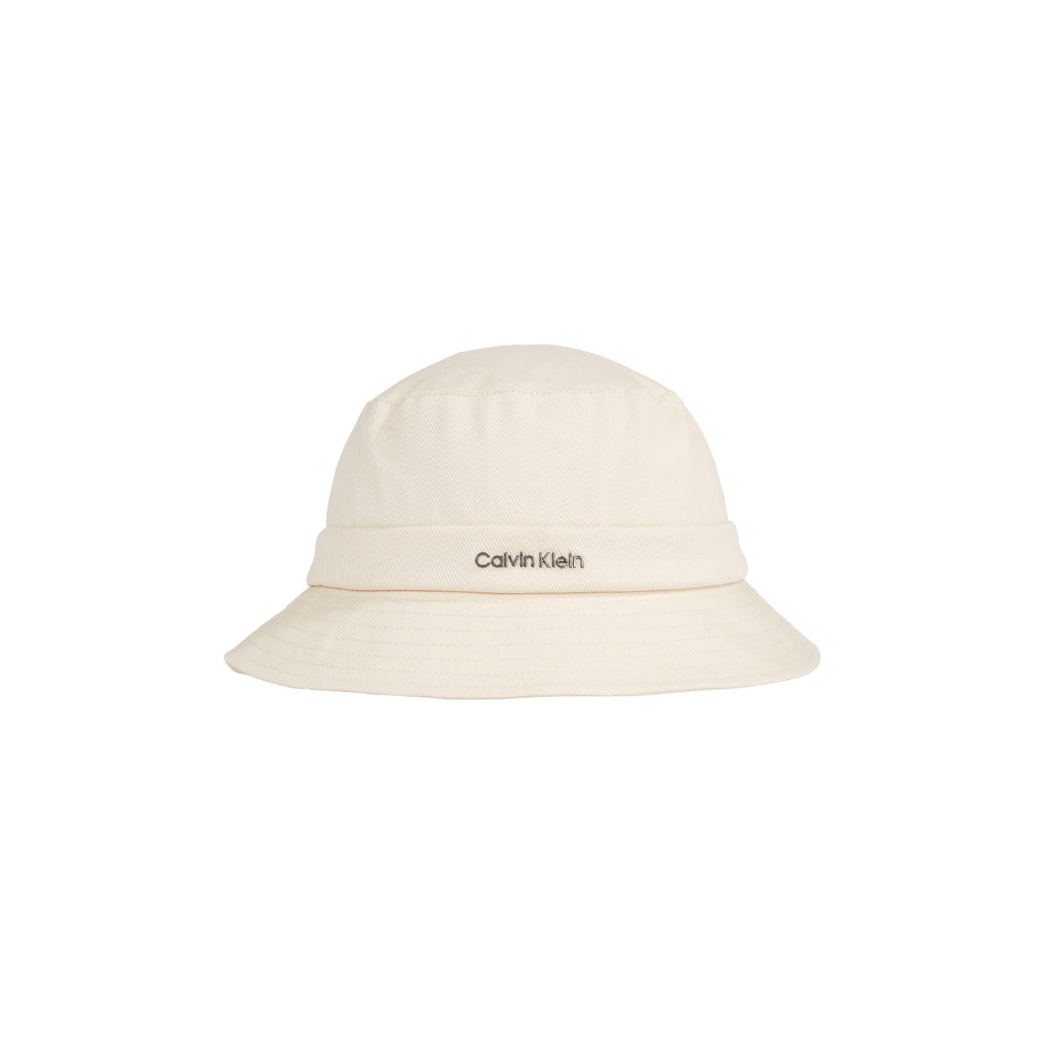 Calvin Klein Vissershoed METAL LETTERING CANVAS BUCKET