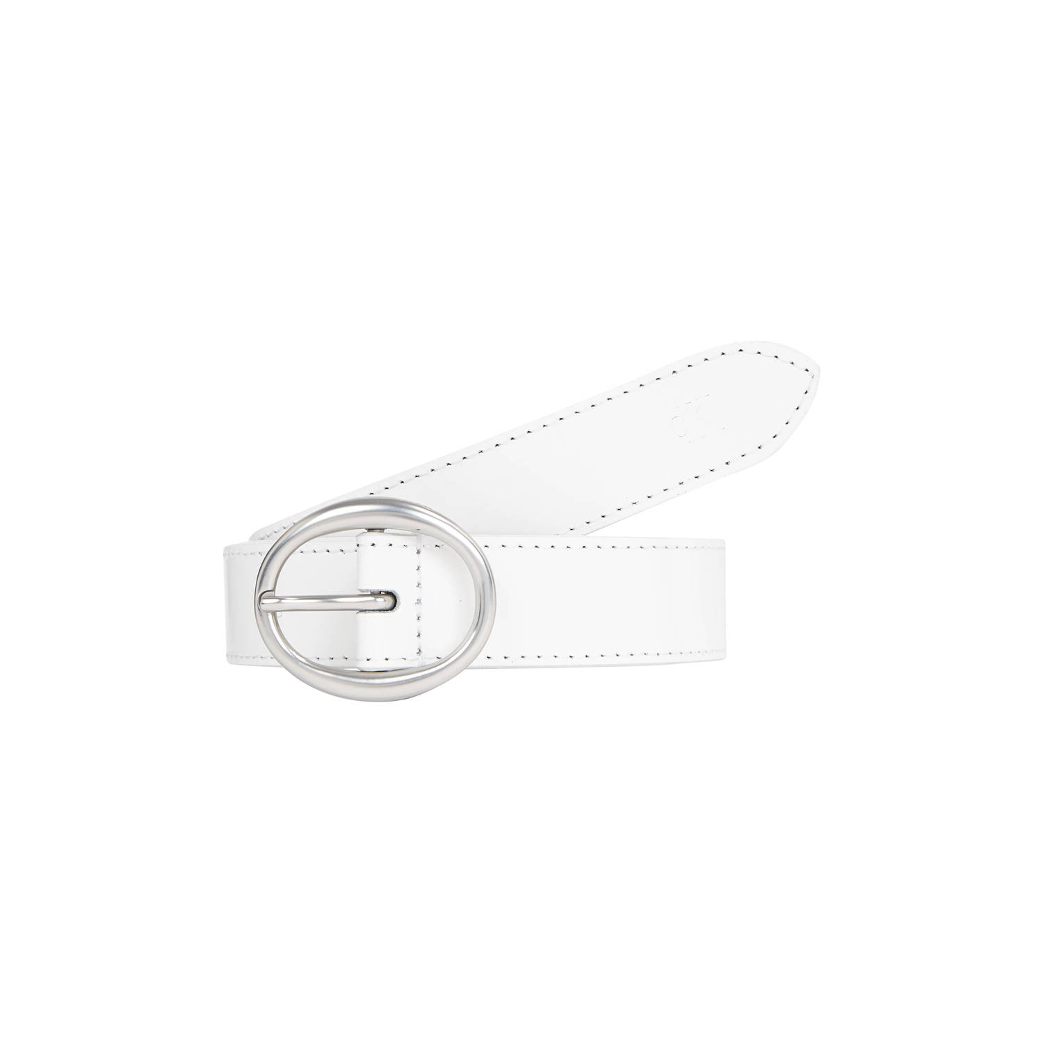 Calvin Klein leren riem wit