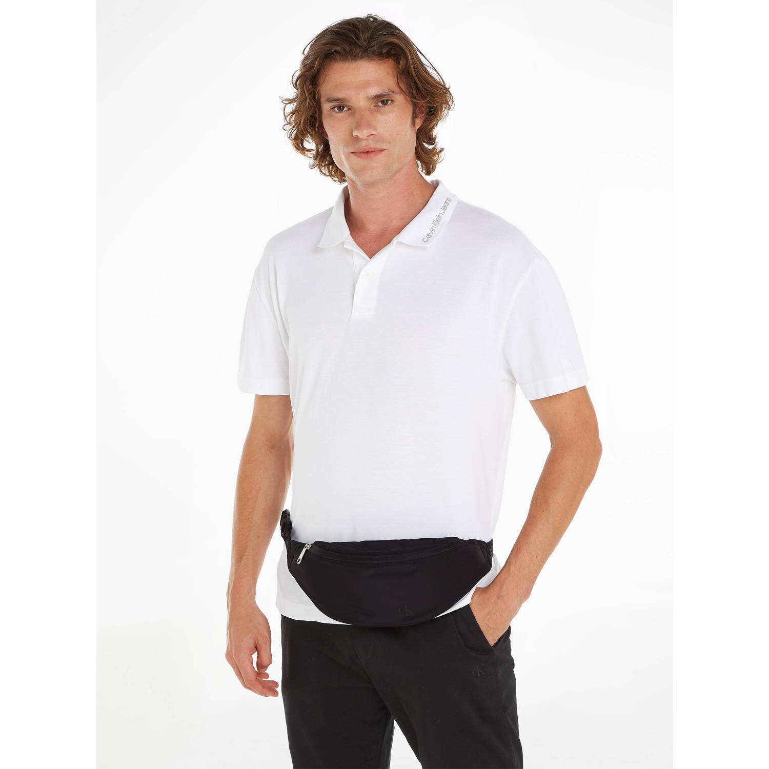 Calvin Klein Jeans Mannen Ultralight Polyester Heuptas Black Heren