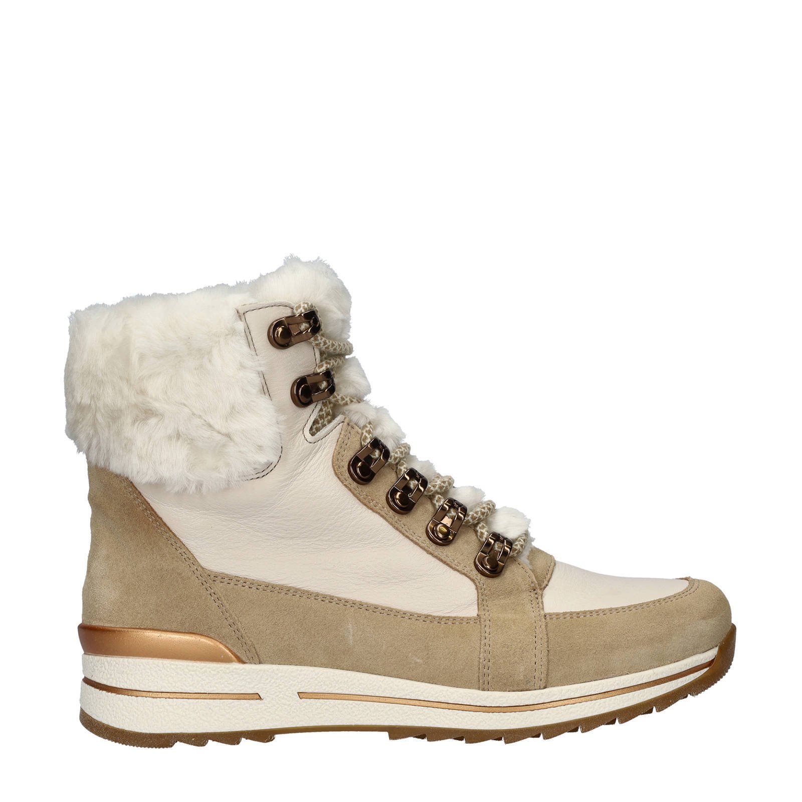 Ara Osaka Sport gevoerde veterboots beige wehkamp