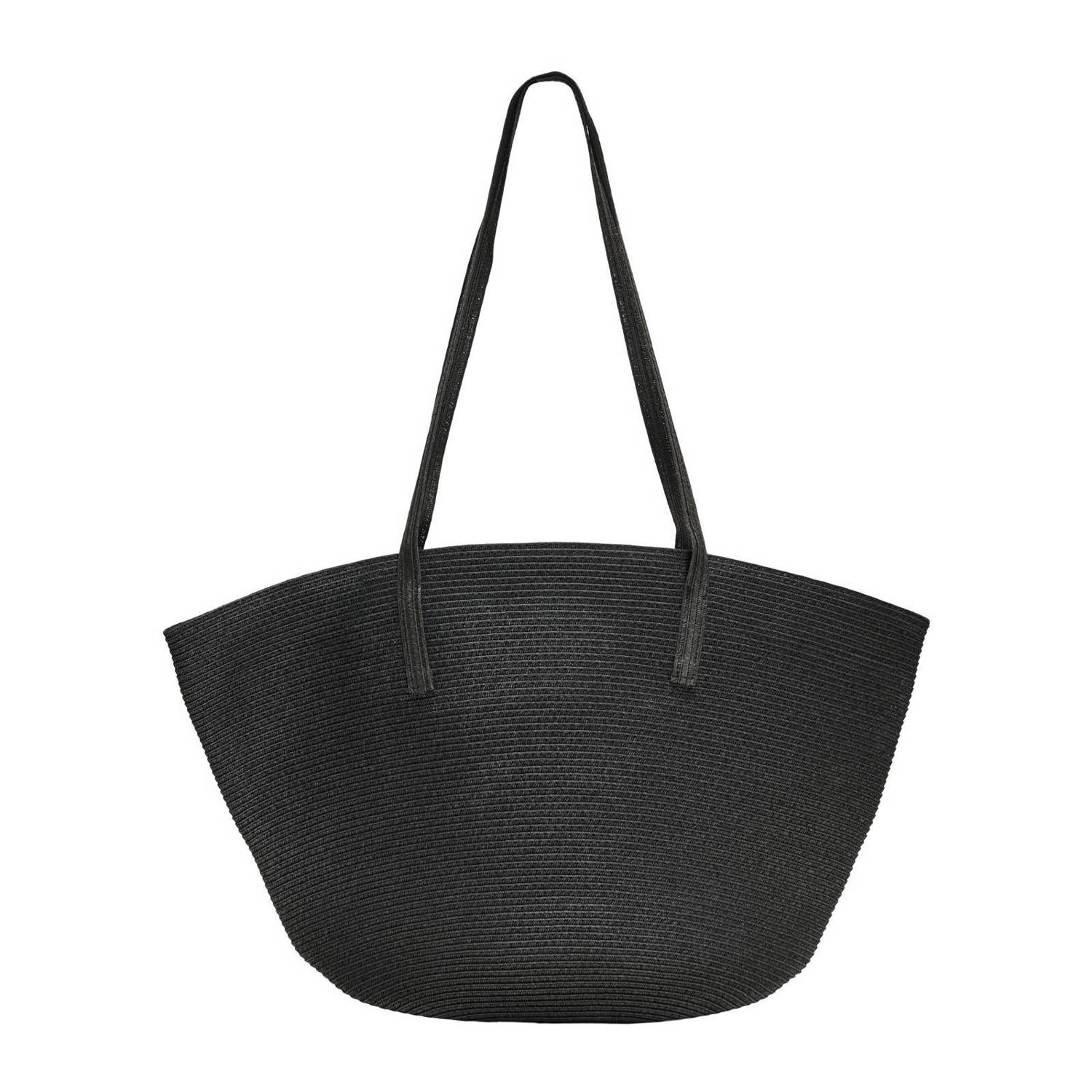 ONLY raffia shopper ONLGIANNA zwart