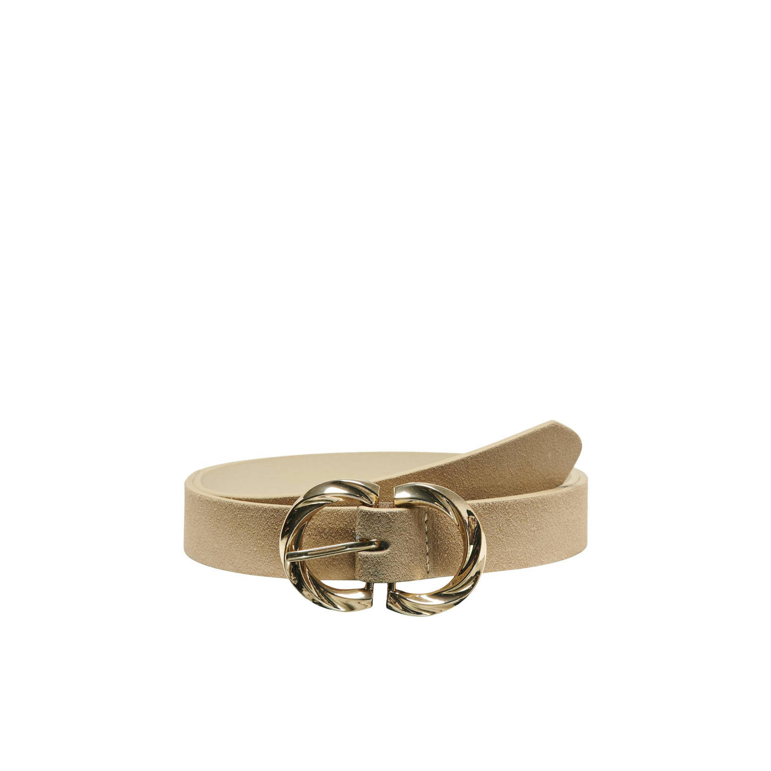 ONLY leren riem ONLFINE beige