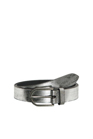 metallic leren riem ONLVIGGA zilverkleurig