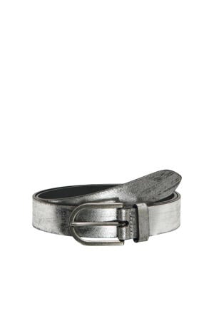 metallic leren riem ONLVIGGA zilverkleurig