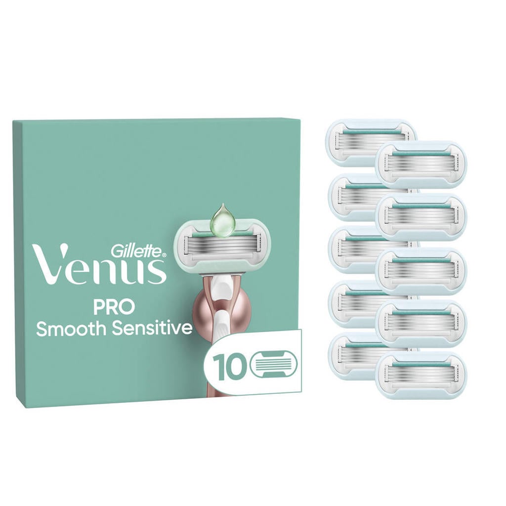 Gillette Venus Deluxe Smooth Sensitive navulmesjes - 10 stuks