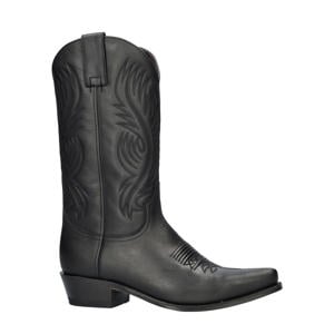 Lucky Mick nubuck cowboylaarzen zwart