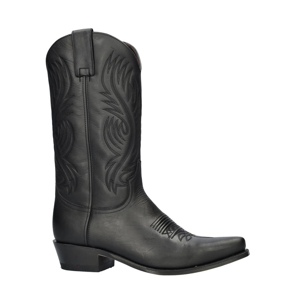 Zwarte heren Sendra Lucky Mick nubuck cowboylaarzen