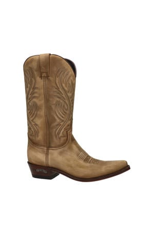 Lucky Mick nubuck cowboylaarzen beige