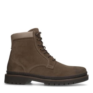   suède veterboots taupe