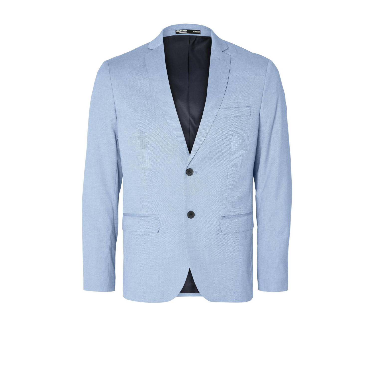 SELECTED HOMME slim fit colbert SLHCEDRIC blauw